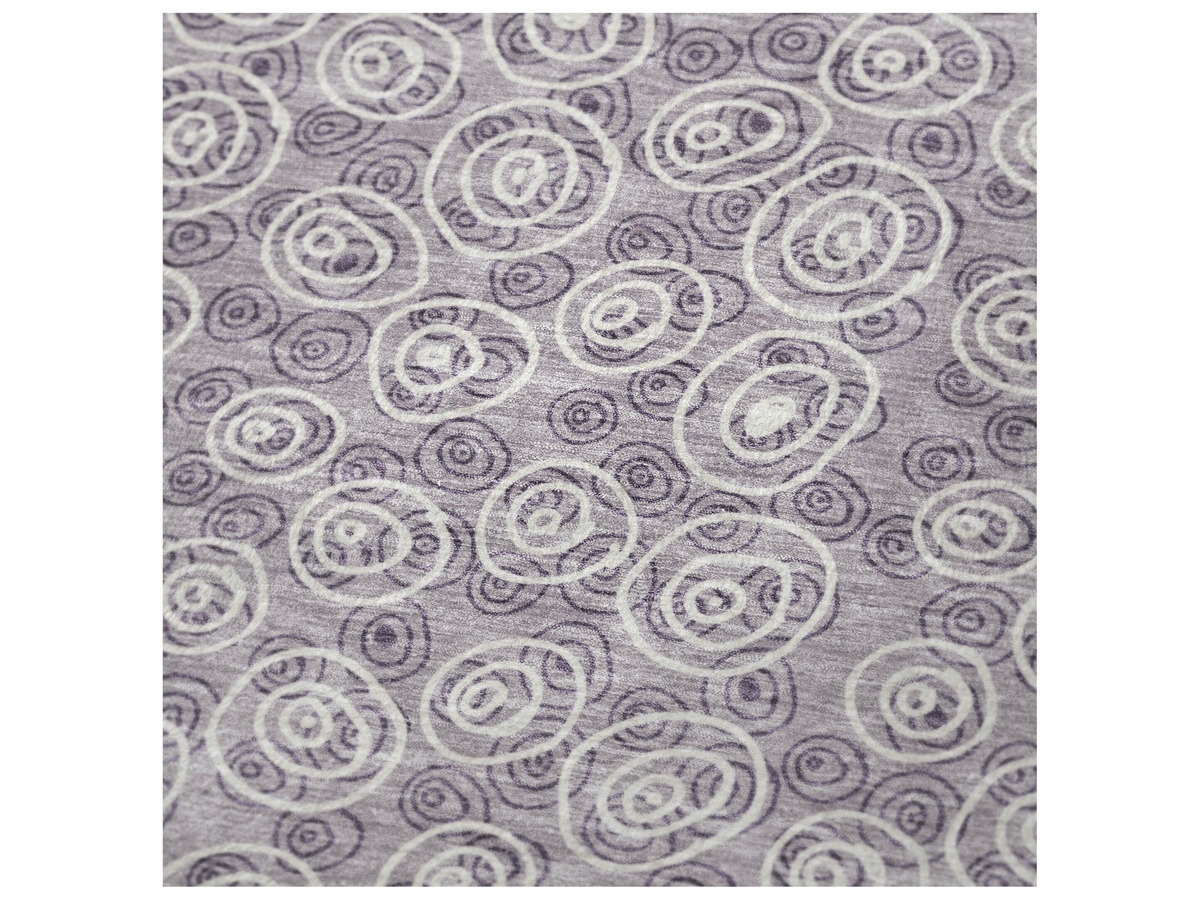 Dalyn Sherpa Purple Polyester Throw