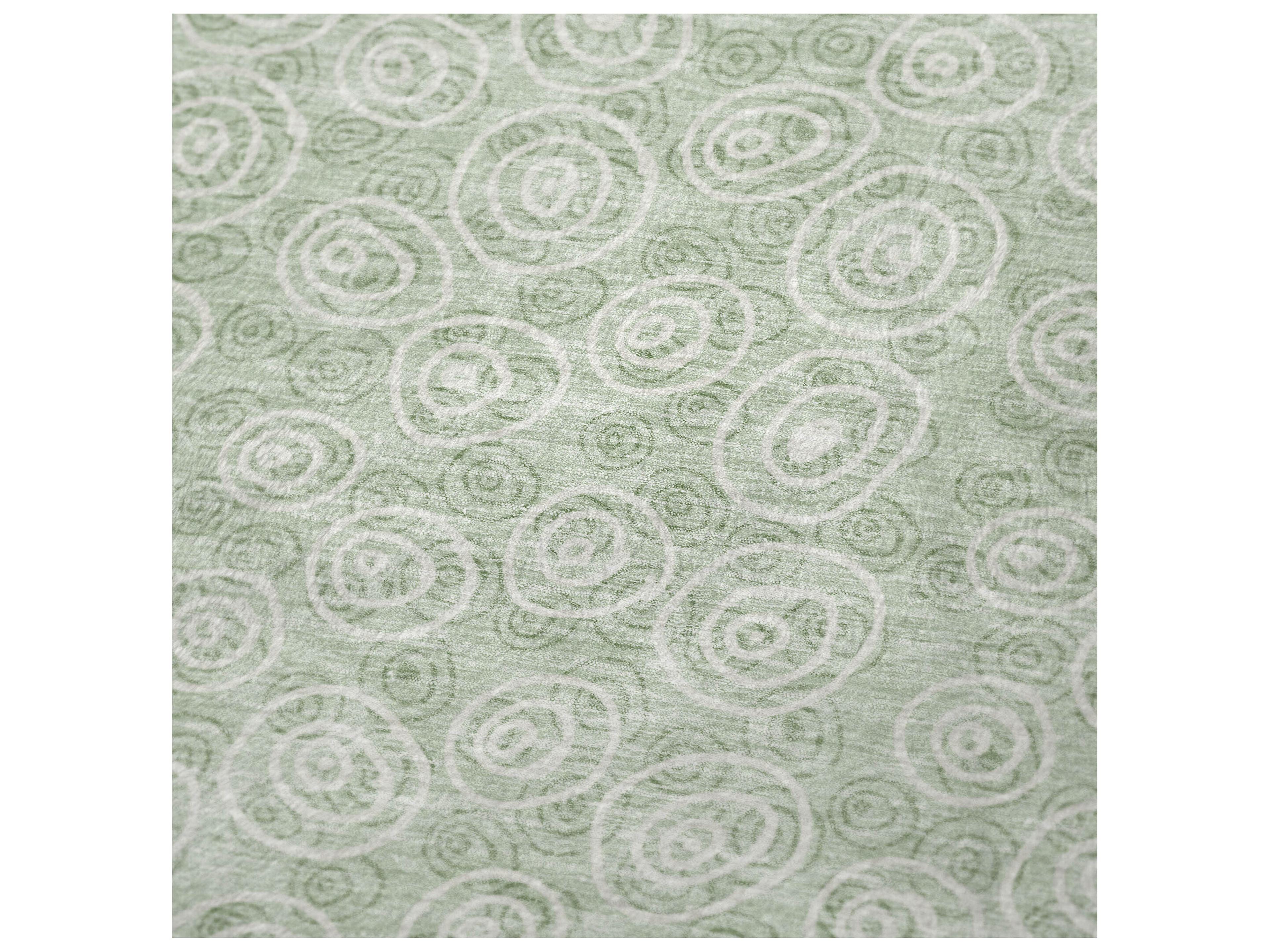 Dalyn Sherpa Green Polyester Throw