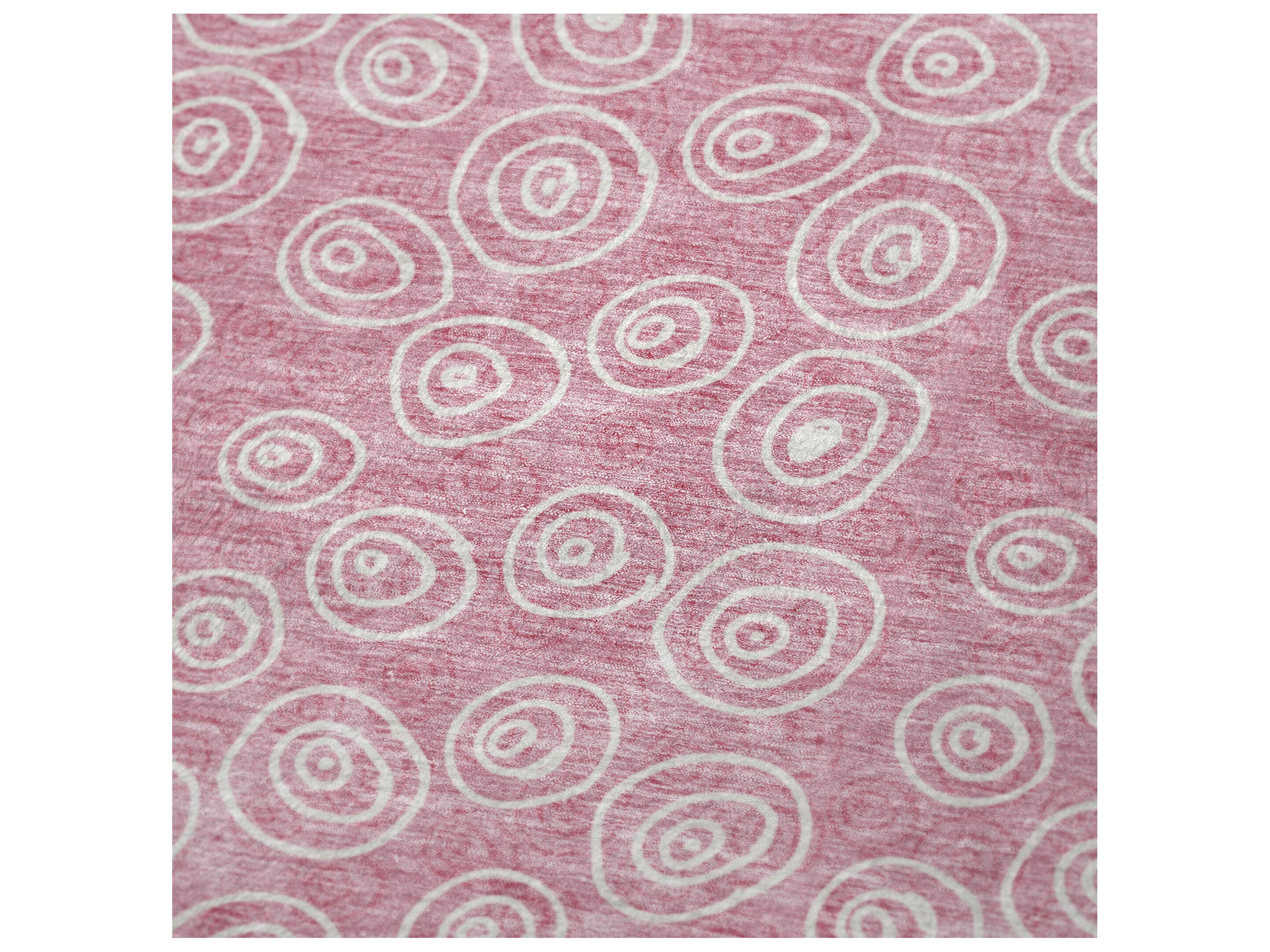 Dalyn Sherpa Pink Polyester Throw