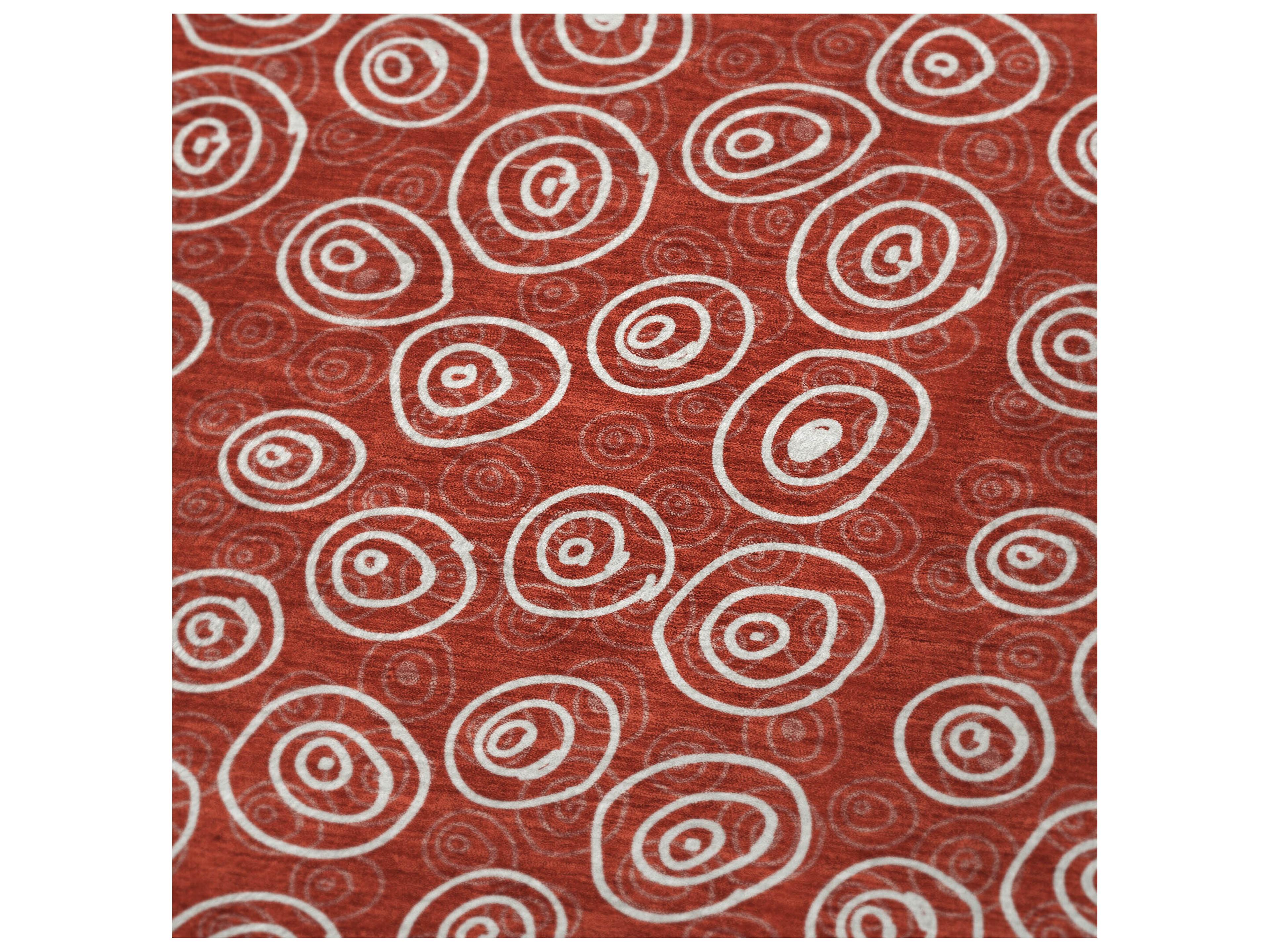 Dalyn Sherpa Red Polyester Throw