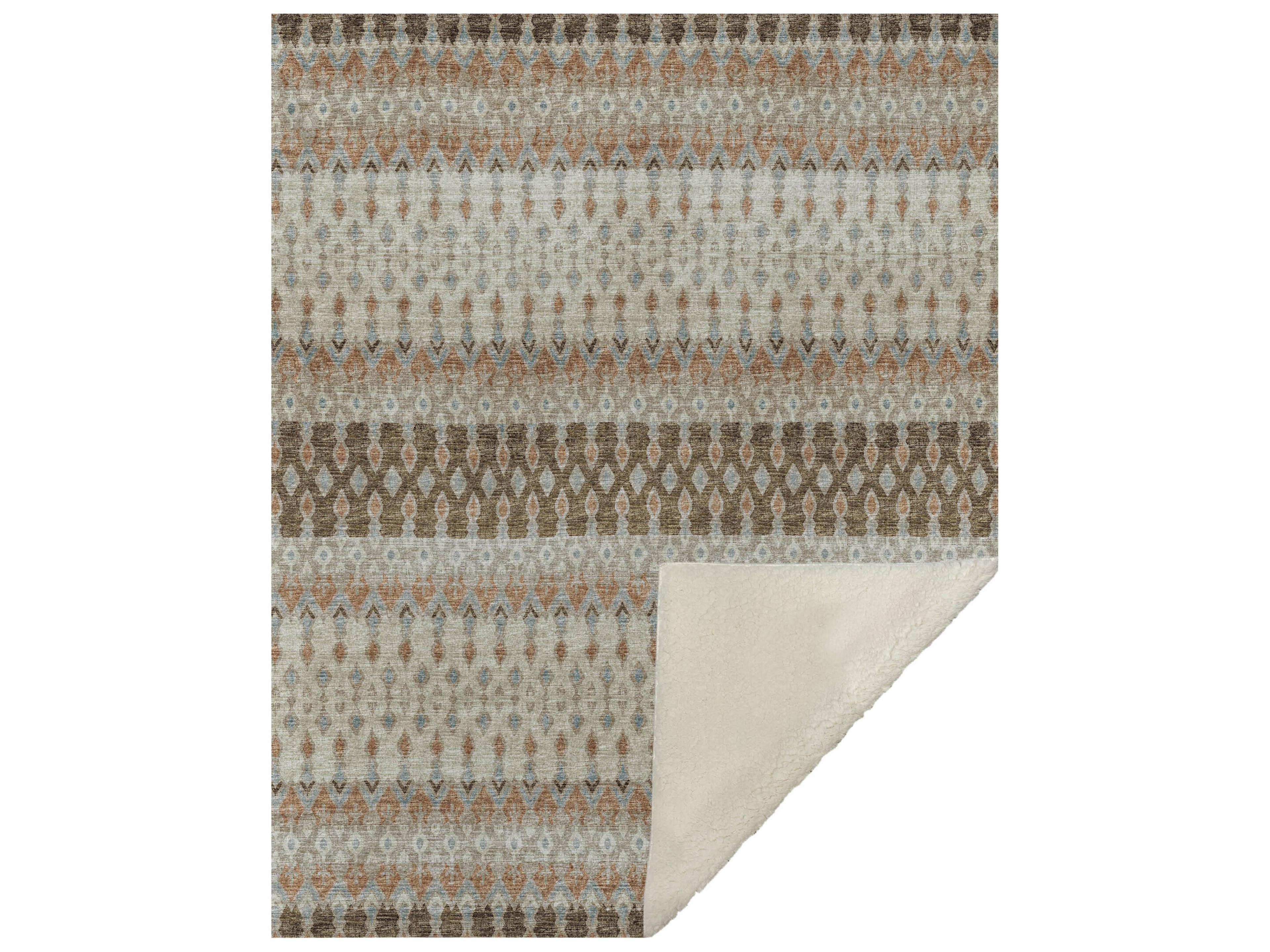 Sherpa Multi Polyester Throw