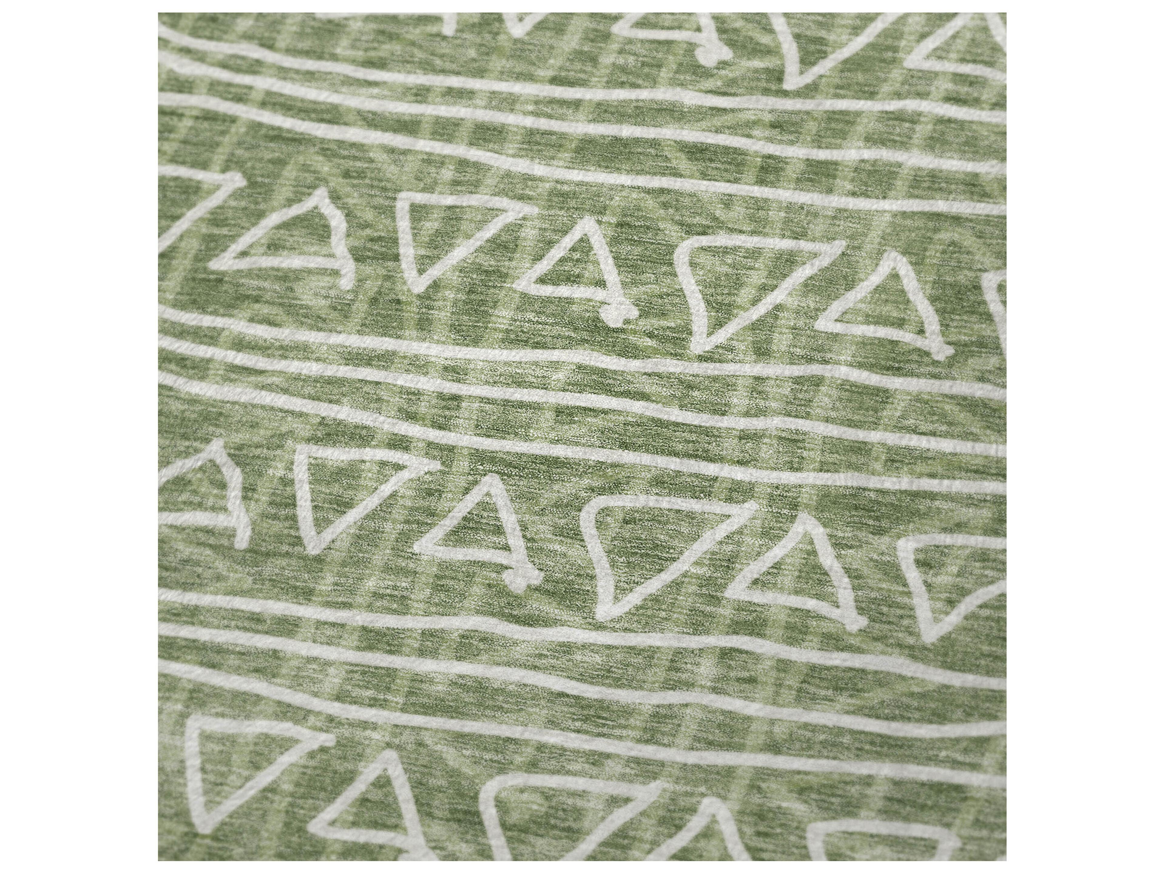 Dalyn Sherpa Green Polyester Throw