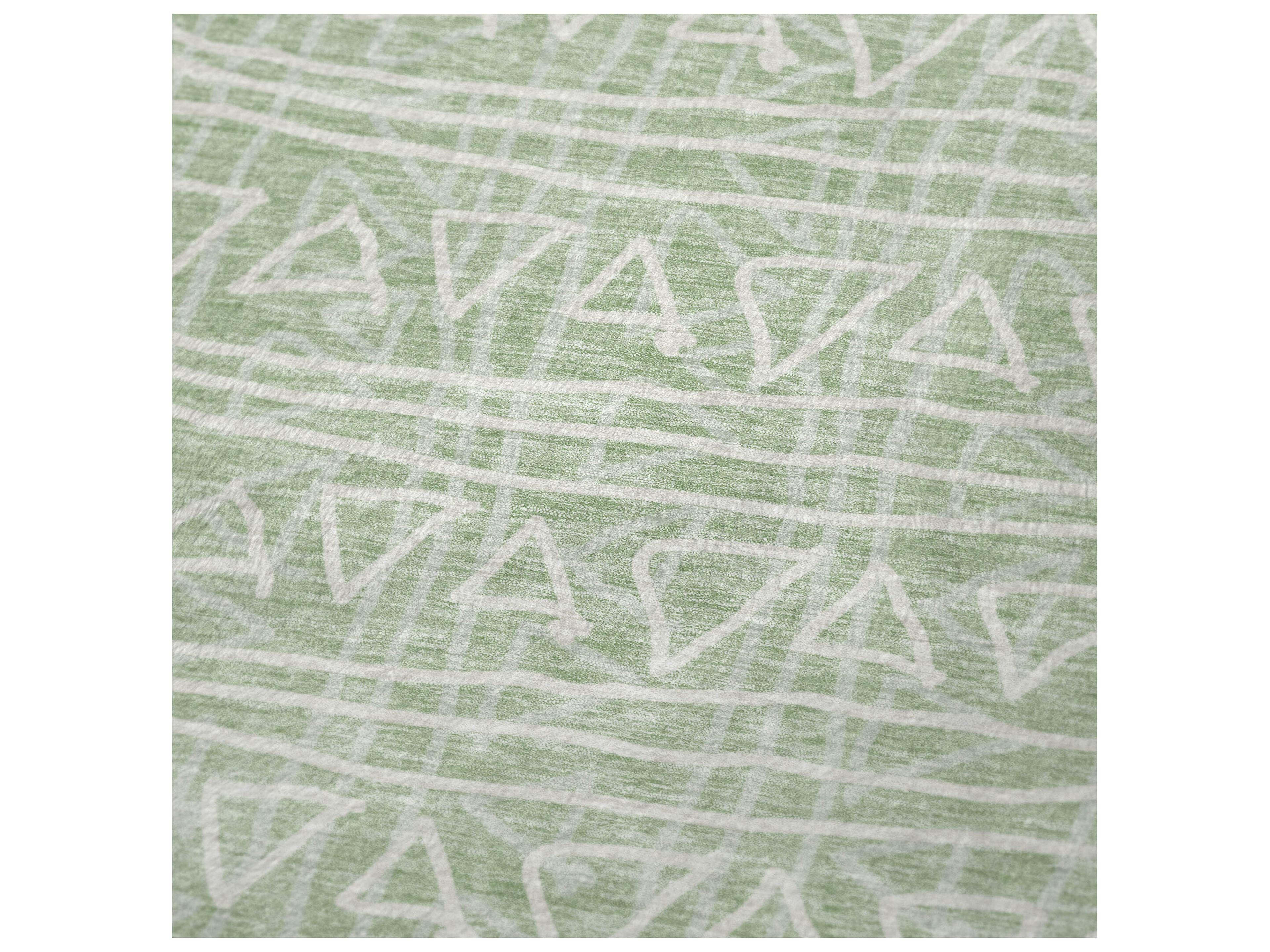 Dalyn Sherpa Green Polyester Throw