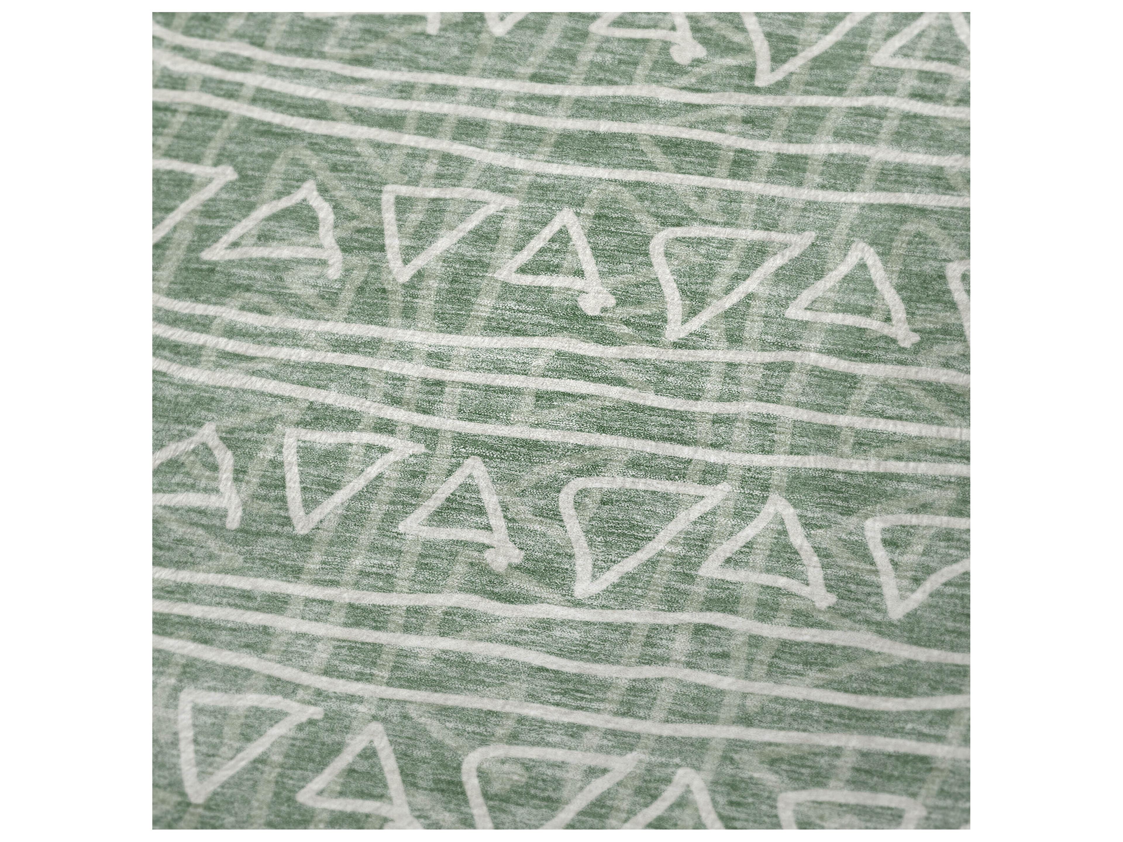 Dalyn Sherpa Green Polyester Throw