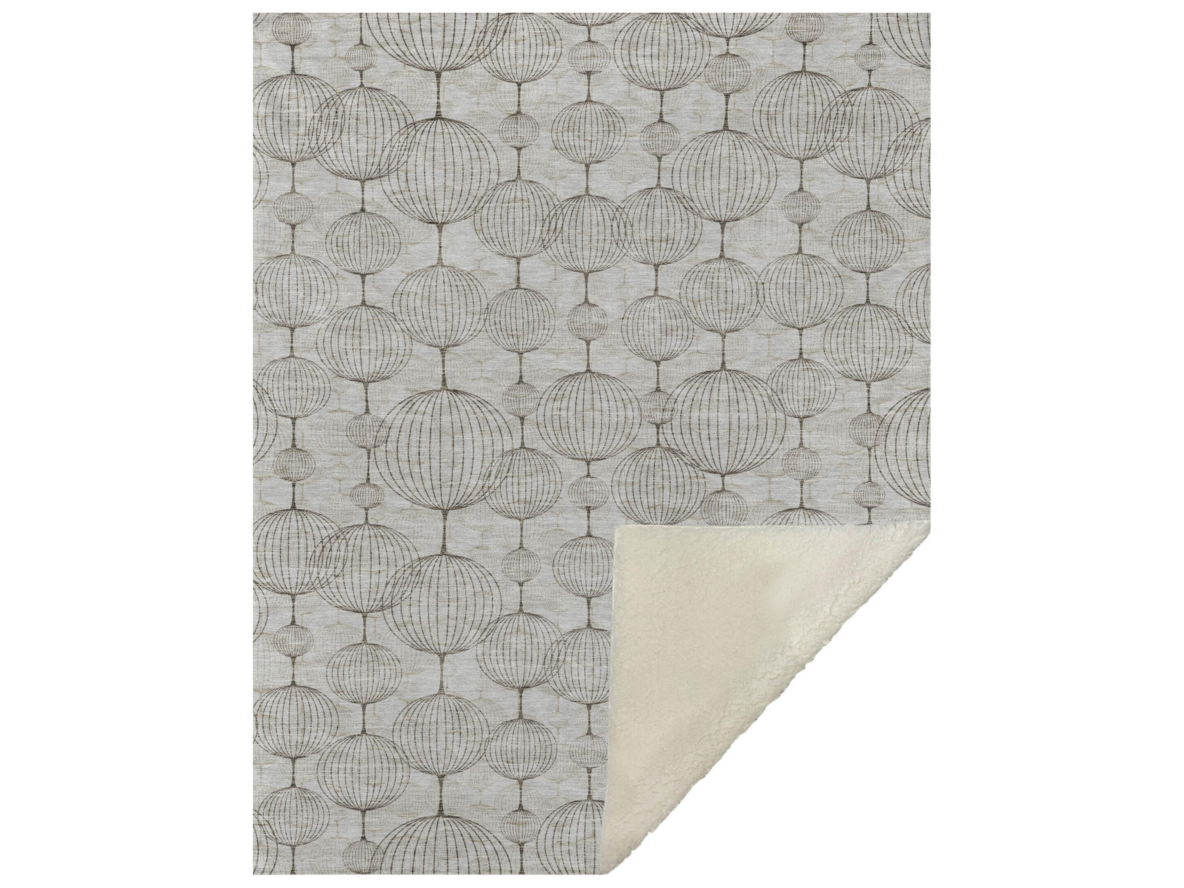 Sherpa Brown Polyester Throw