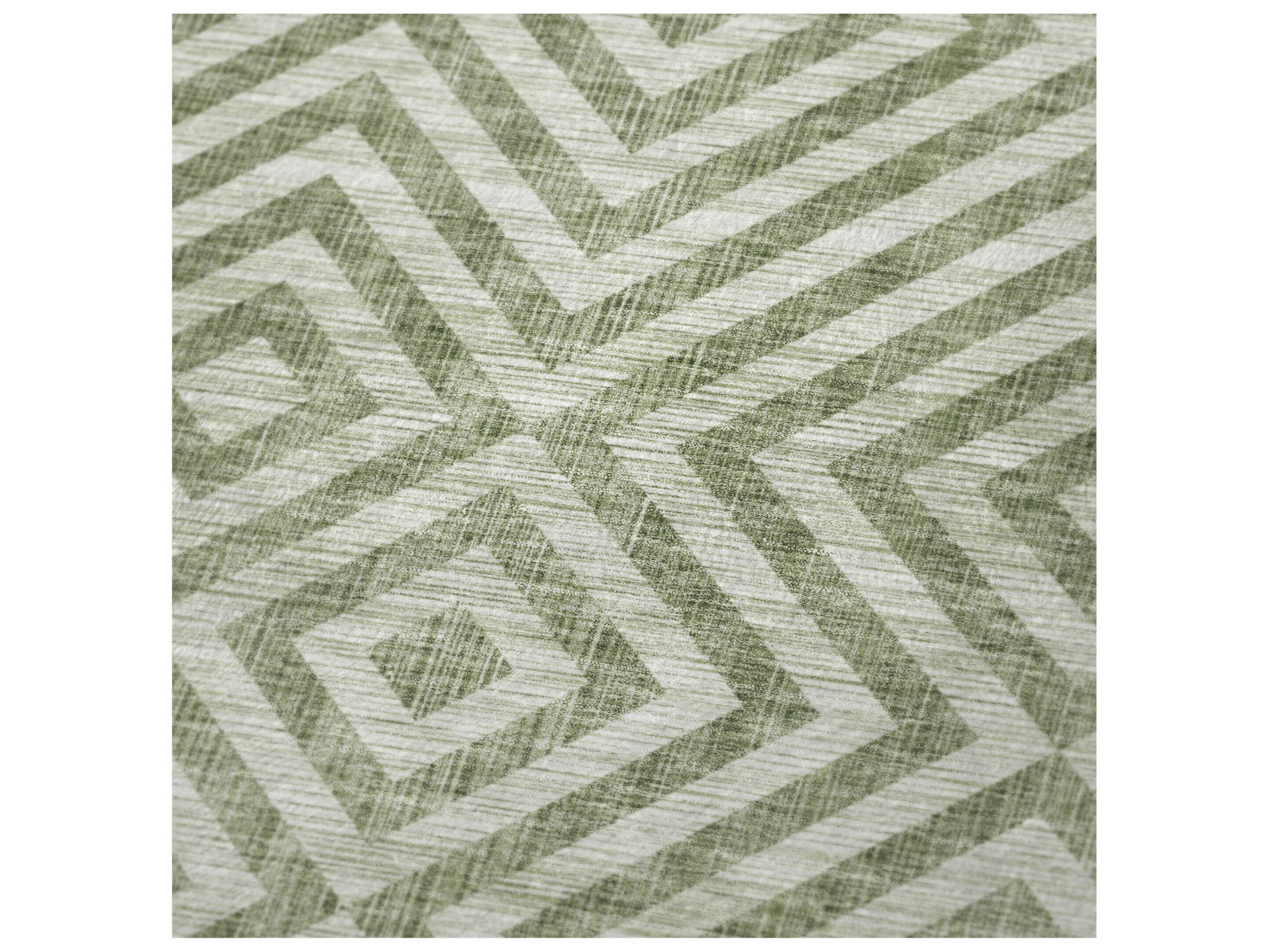 Dalyn Sherpa Green Polyester Throw
