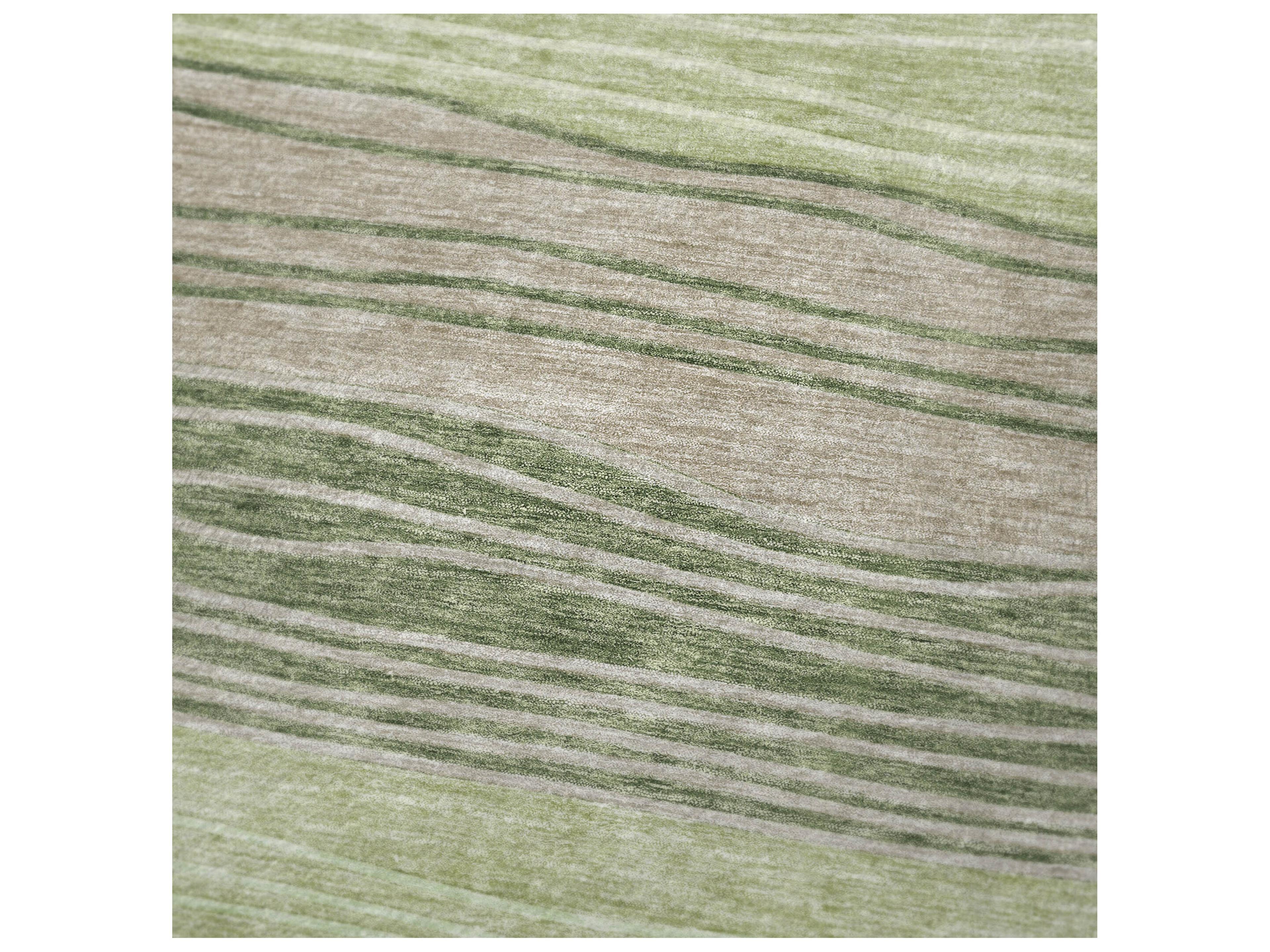 Dalyn Sherpa Green Polyester Throw