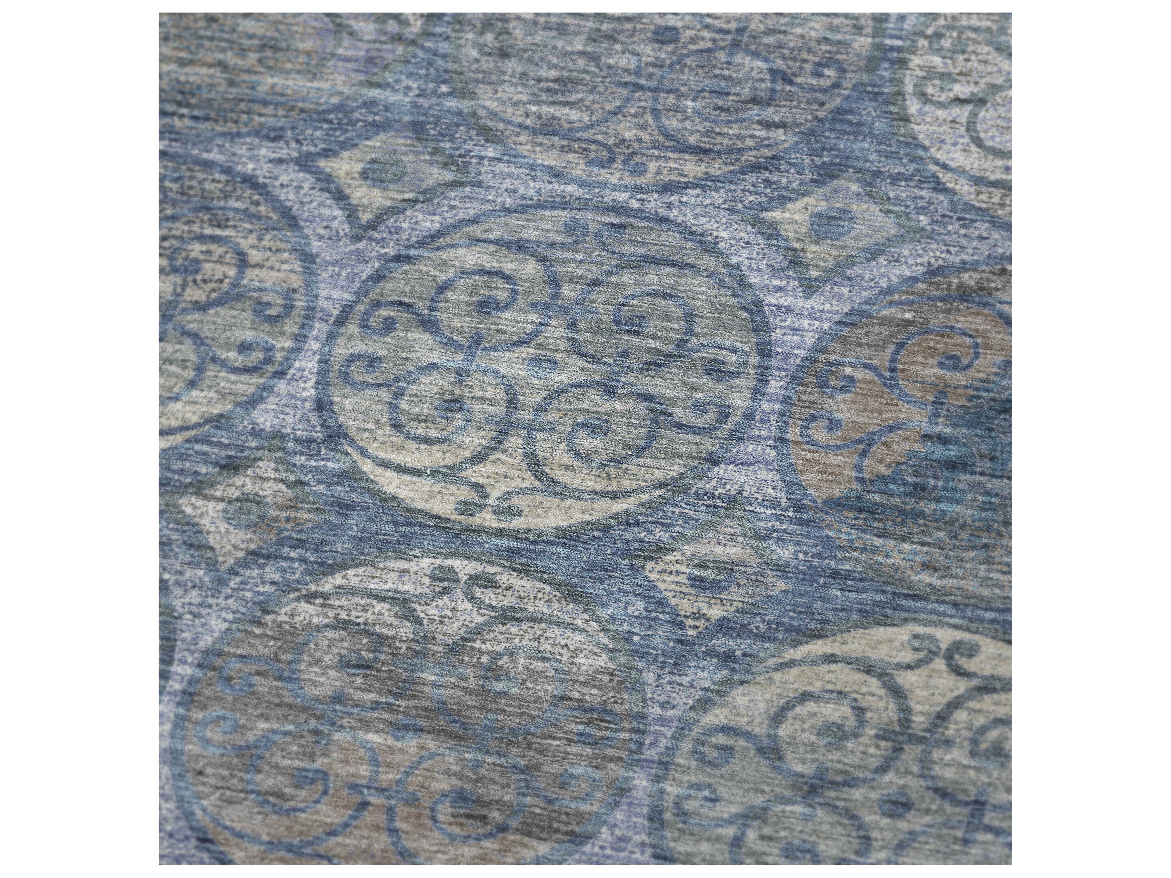 Dalyn Sherpa Blue Polyester Throw