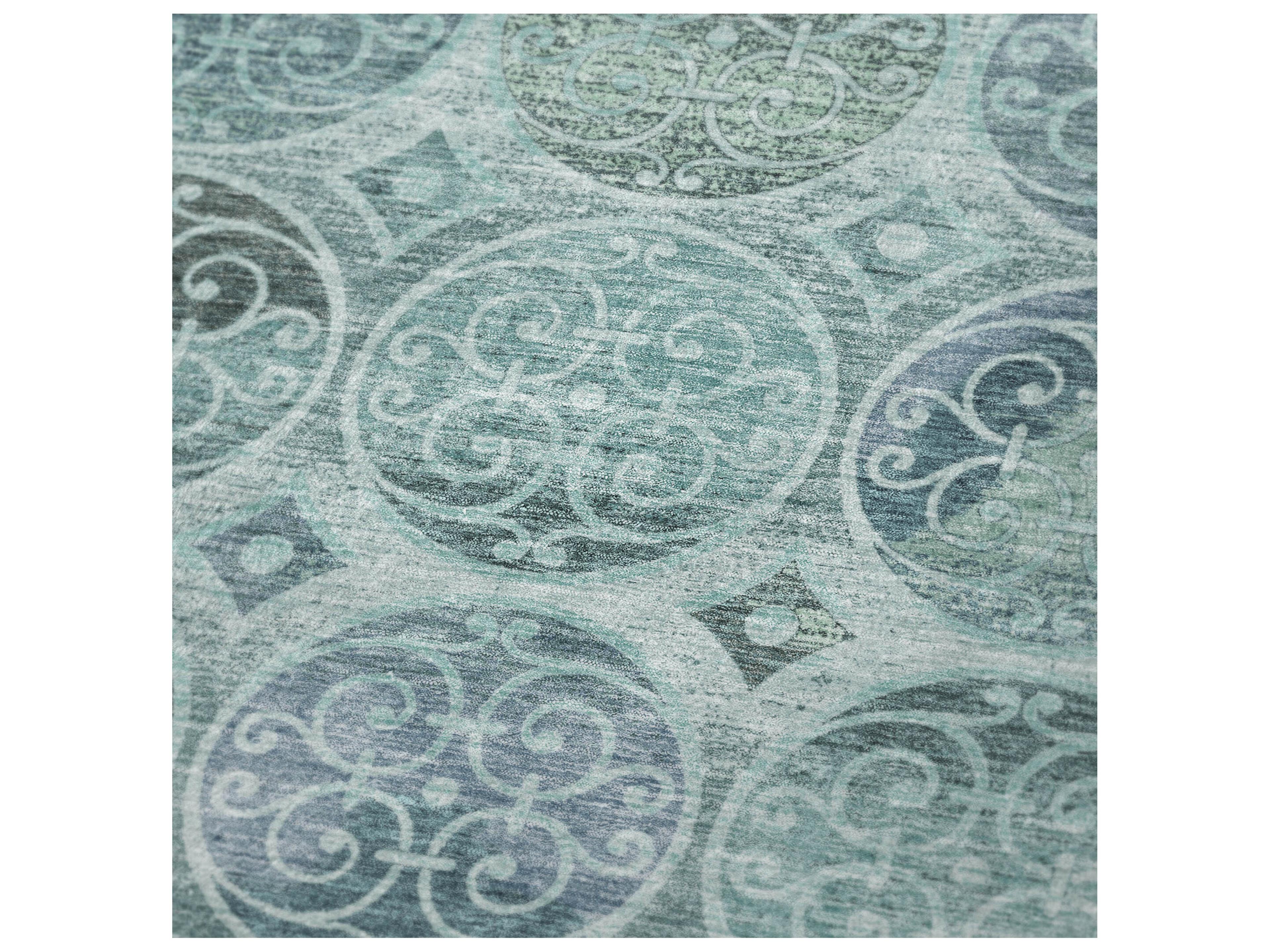 Dalyn Sherpa Teal Polyester Throw