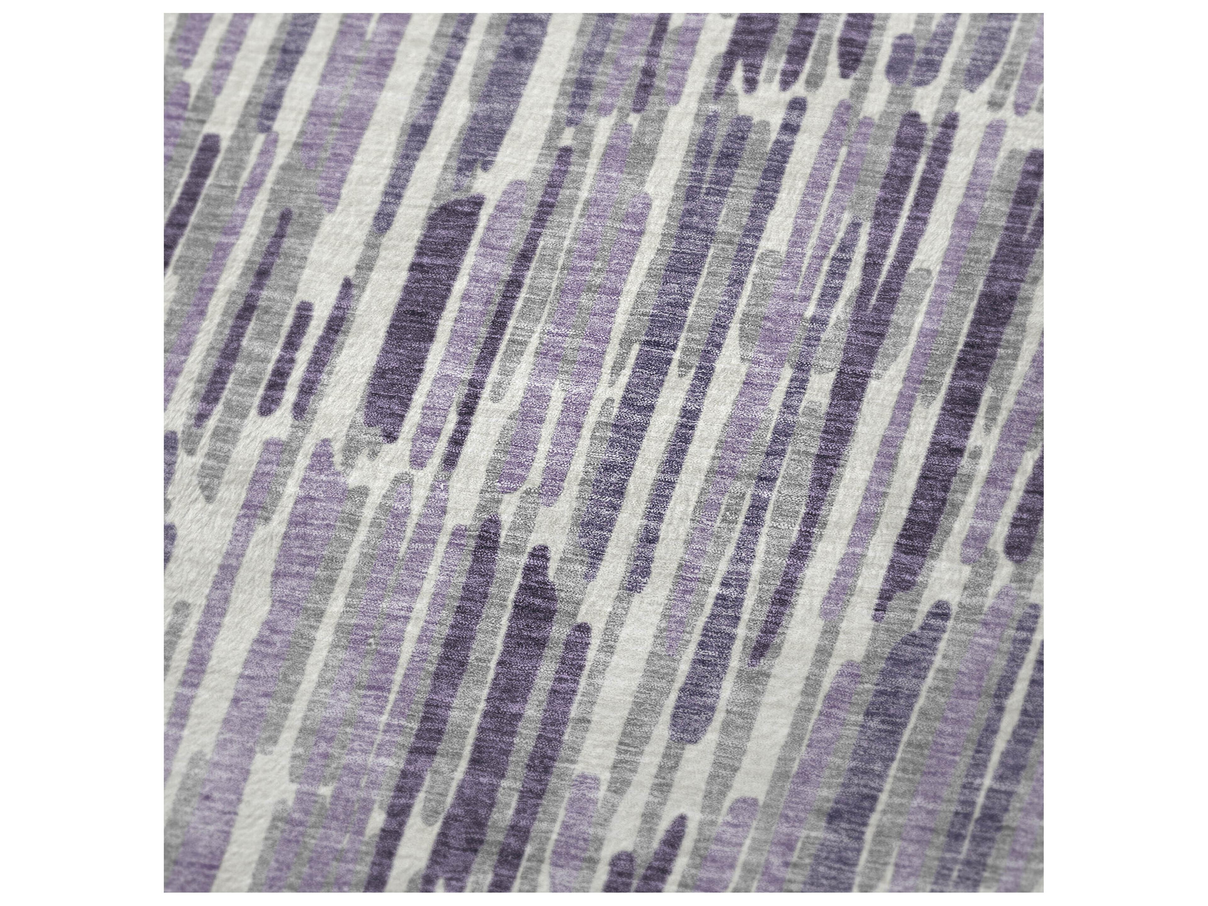 Dalyn Sherpa Purple Polyester Throw