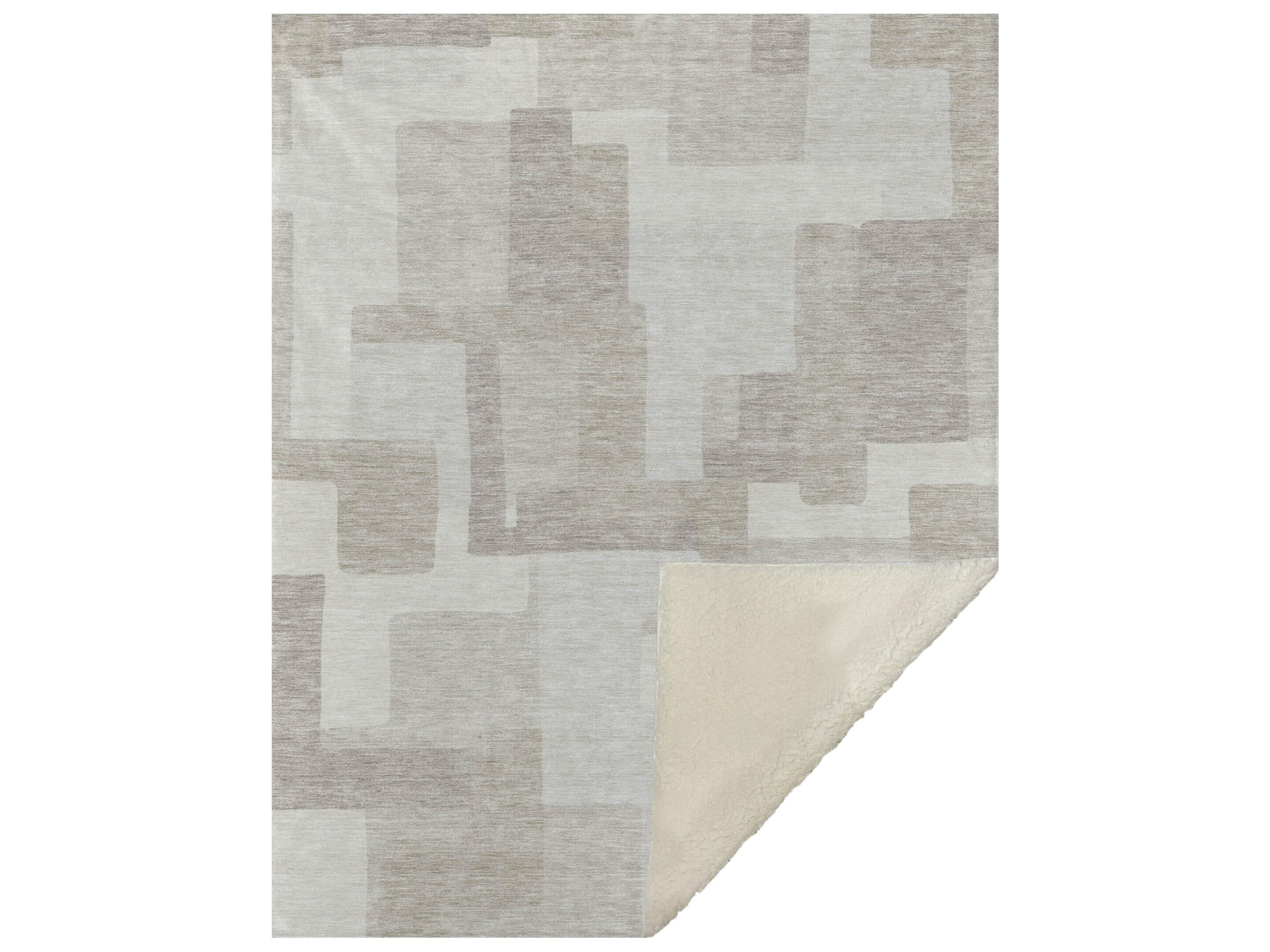 Sherpa Brown Polyester Throw