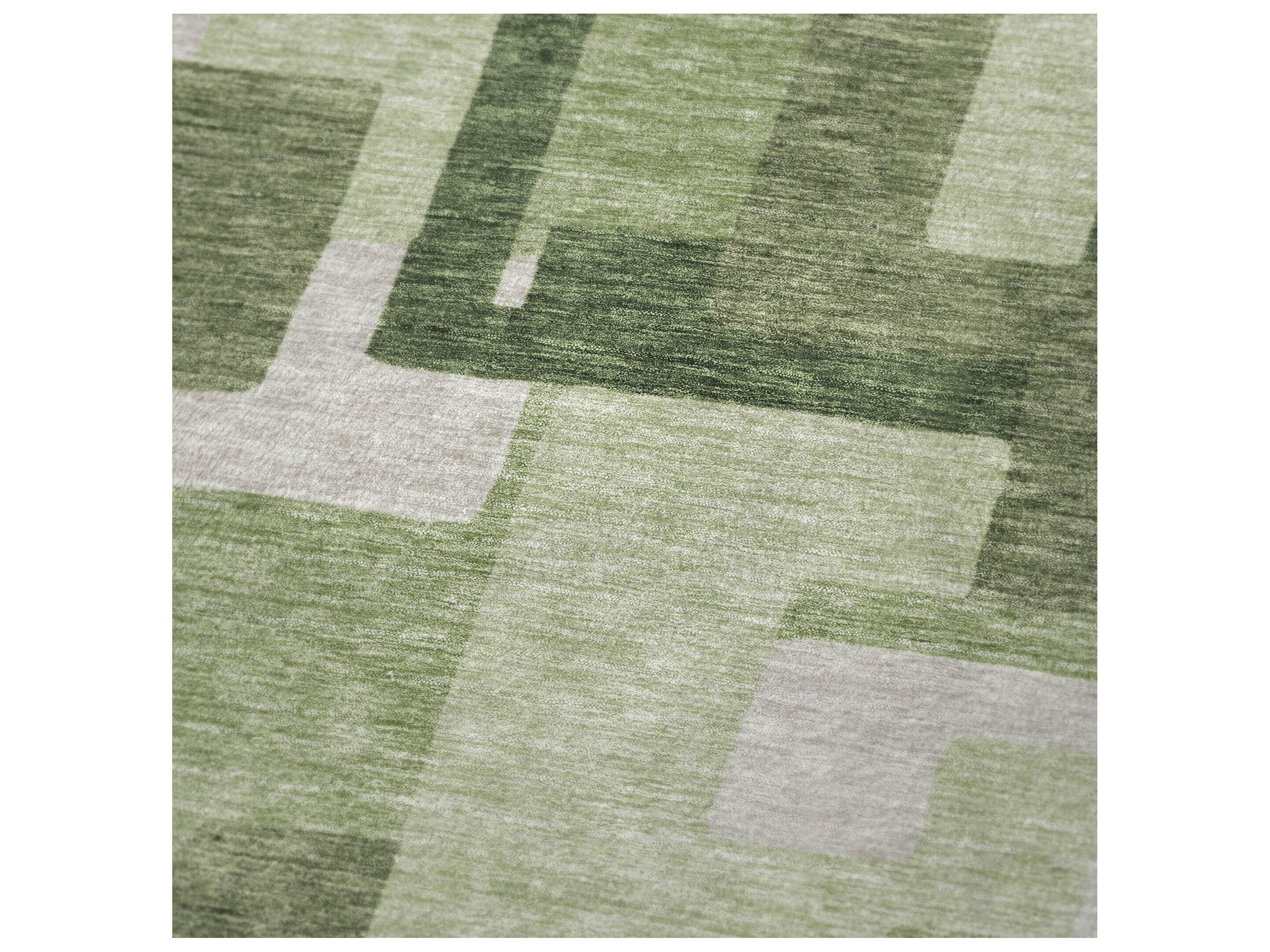 Dalyn Sherpa Green Polyester Throw