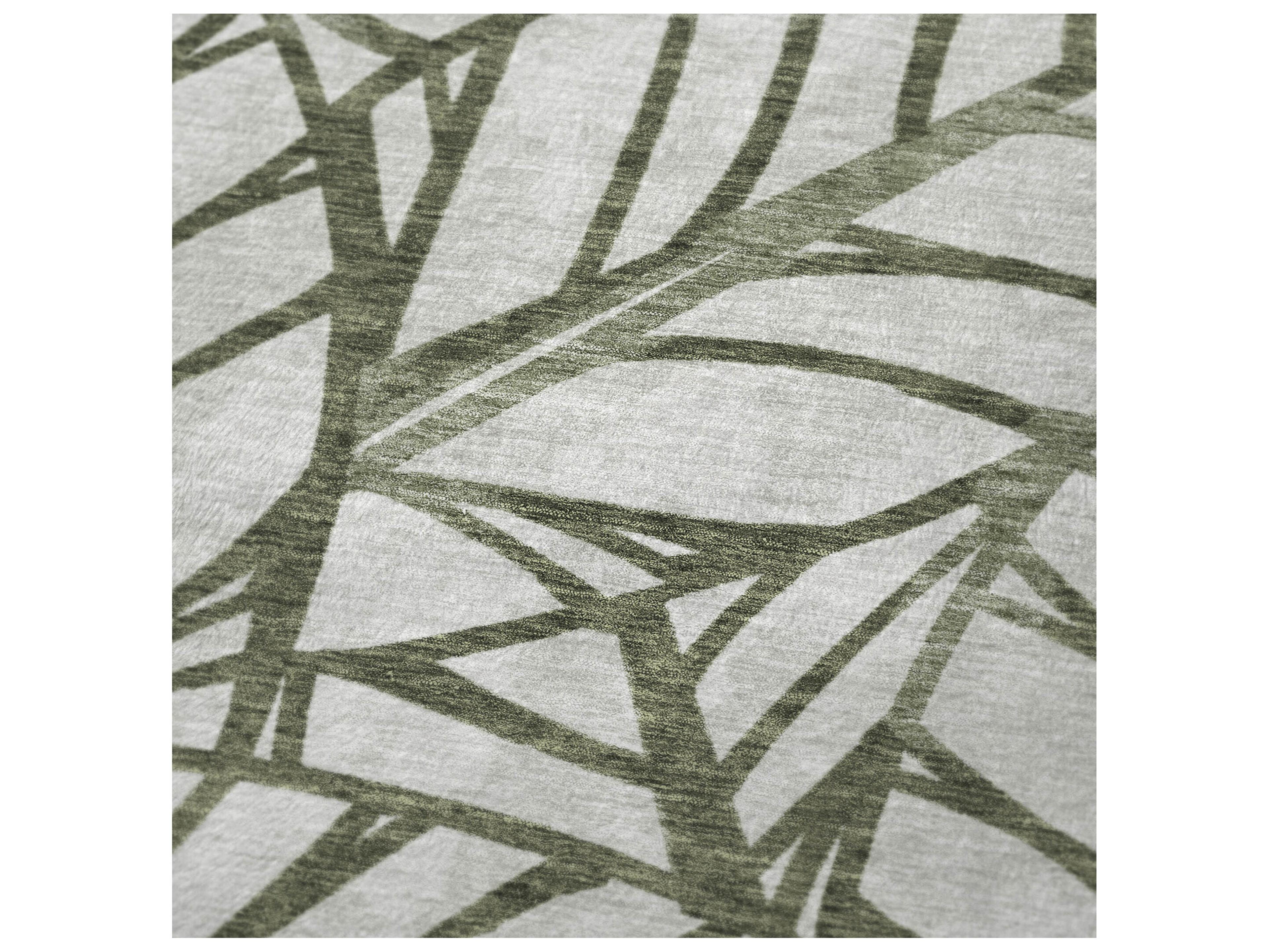 Dalyn Sherpa Green Polyester Throw