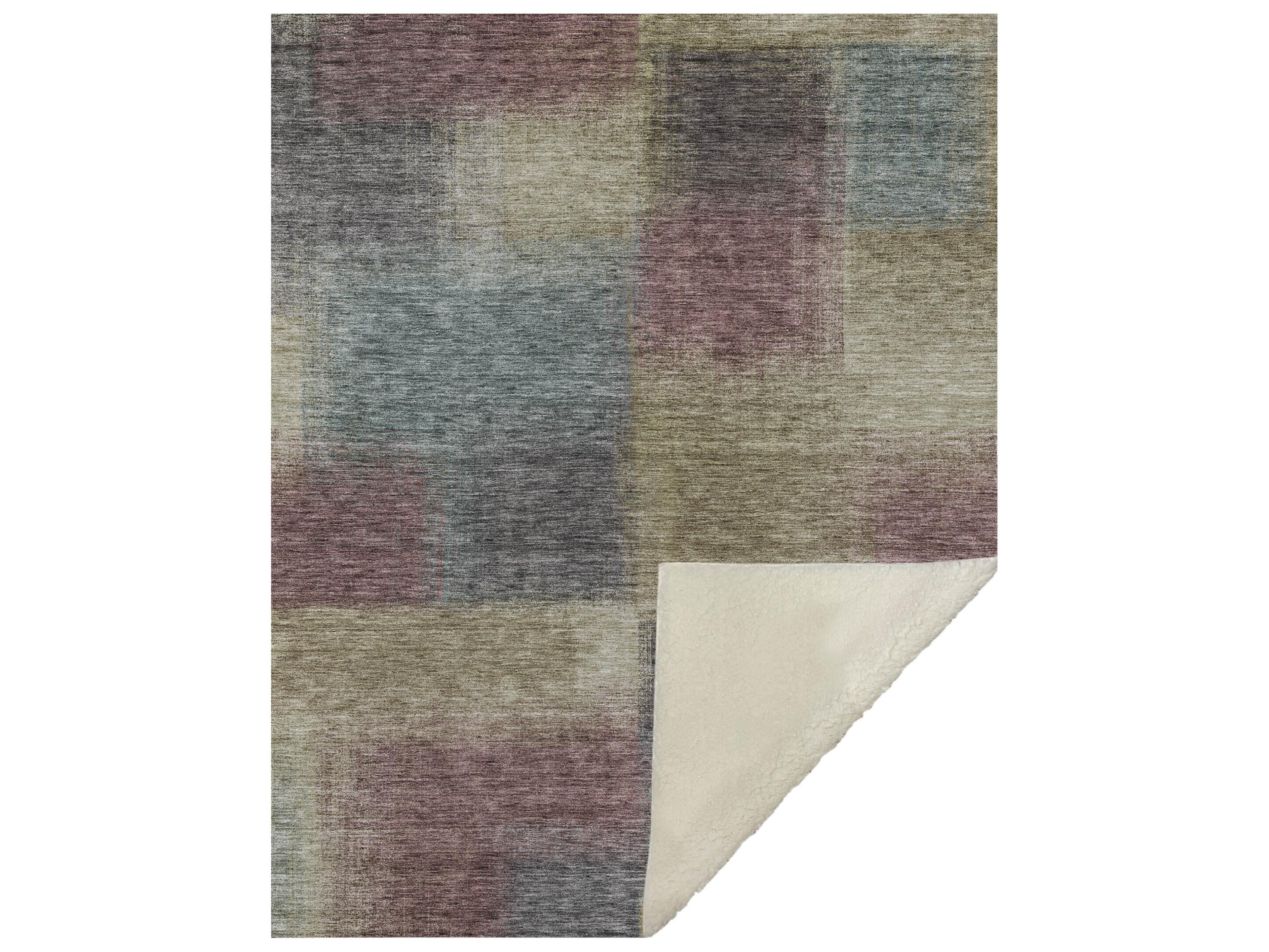 Sherpa Brown Polyester Throw