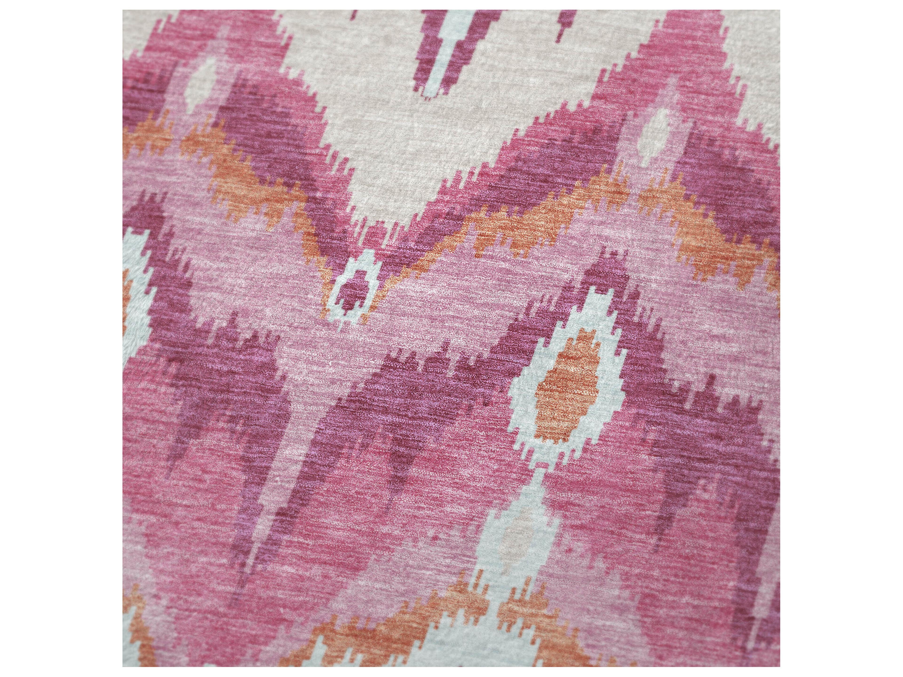 Dalyn Sherpa Pink Polyester Throw