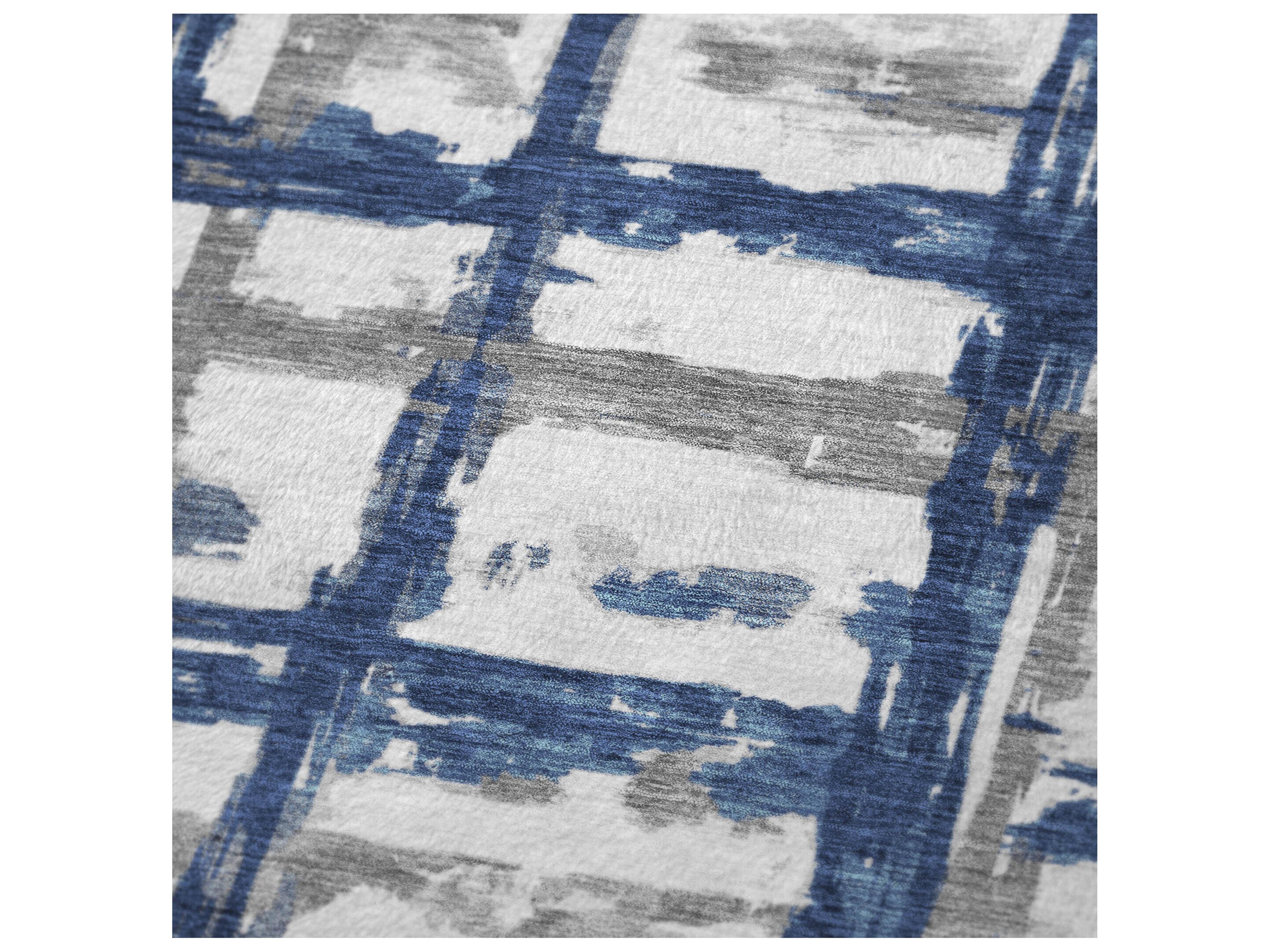 Dalyn Sherpa Blue Polyester Throw