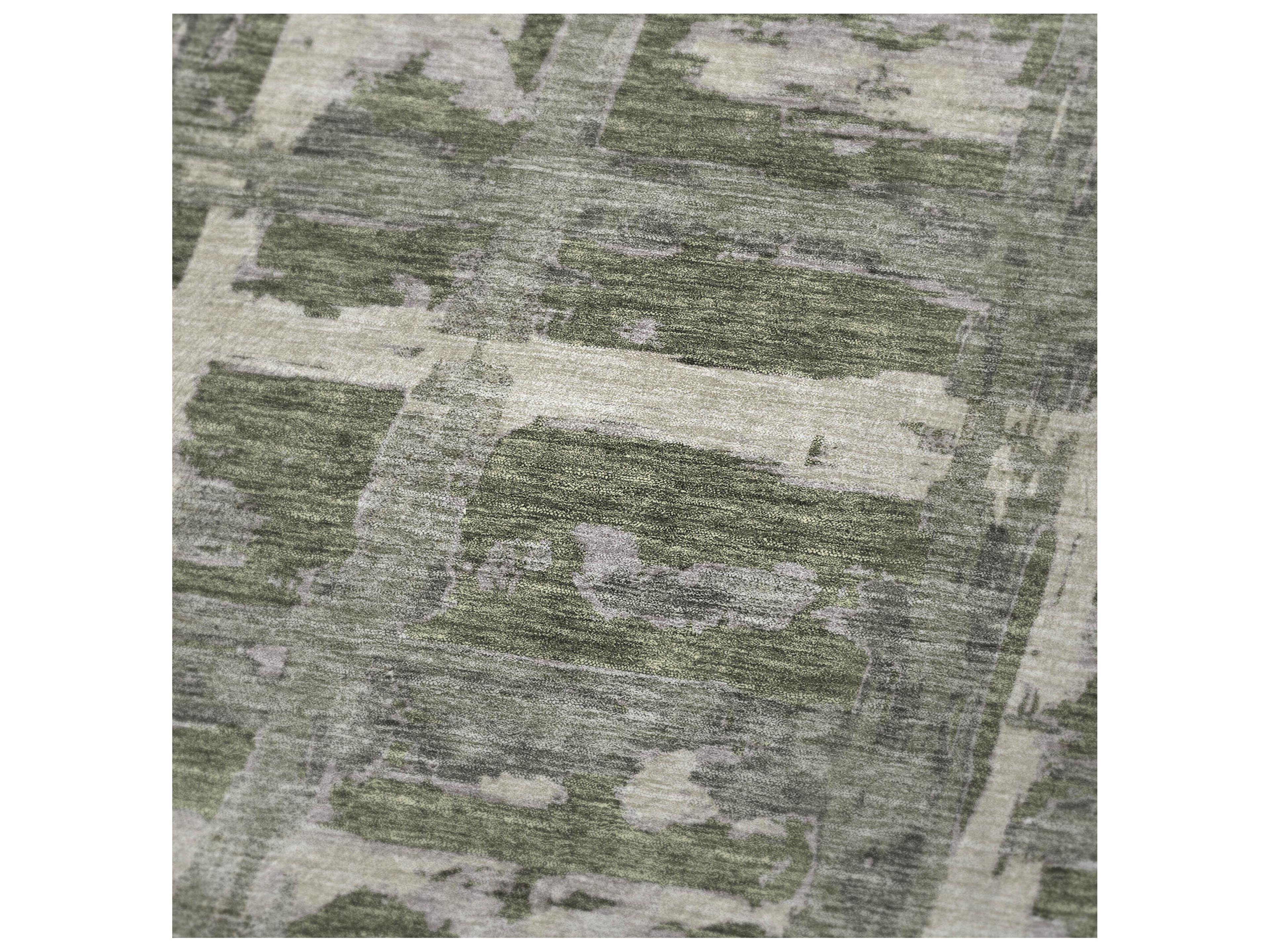 Dalyn Sherpa Green Polyester Throw