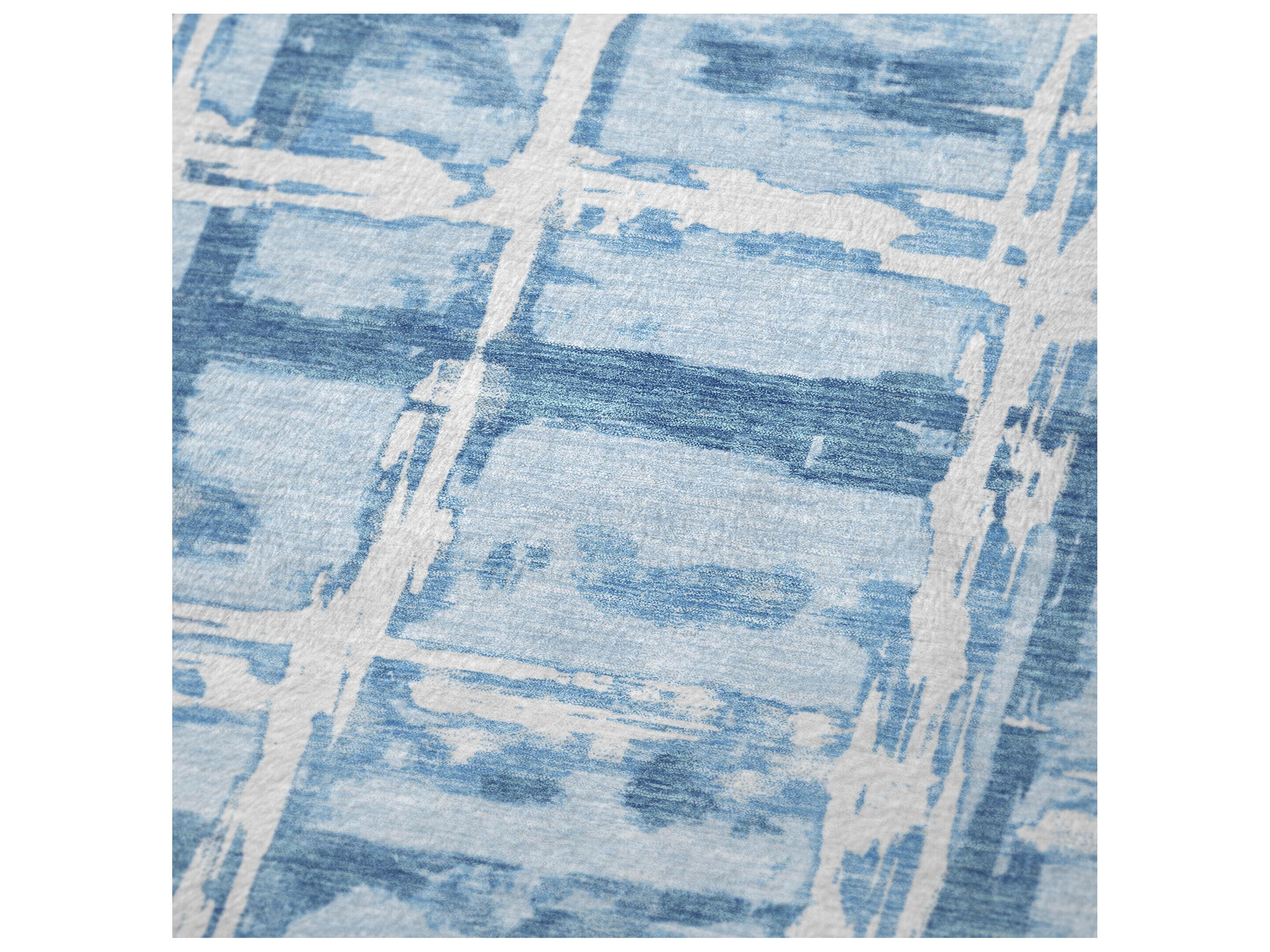 Dalyn Sherpa Blue Polyester Throw