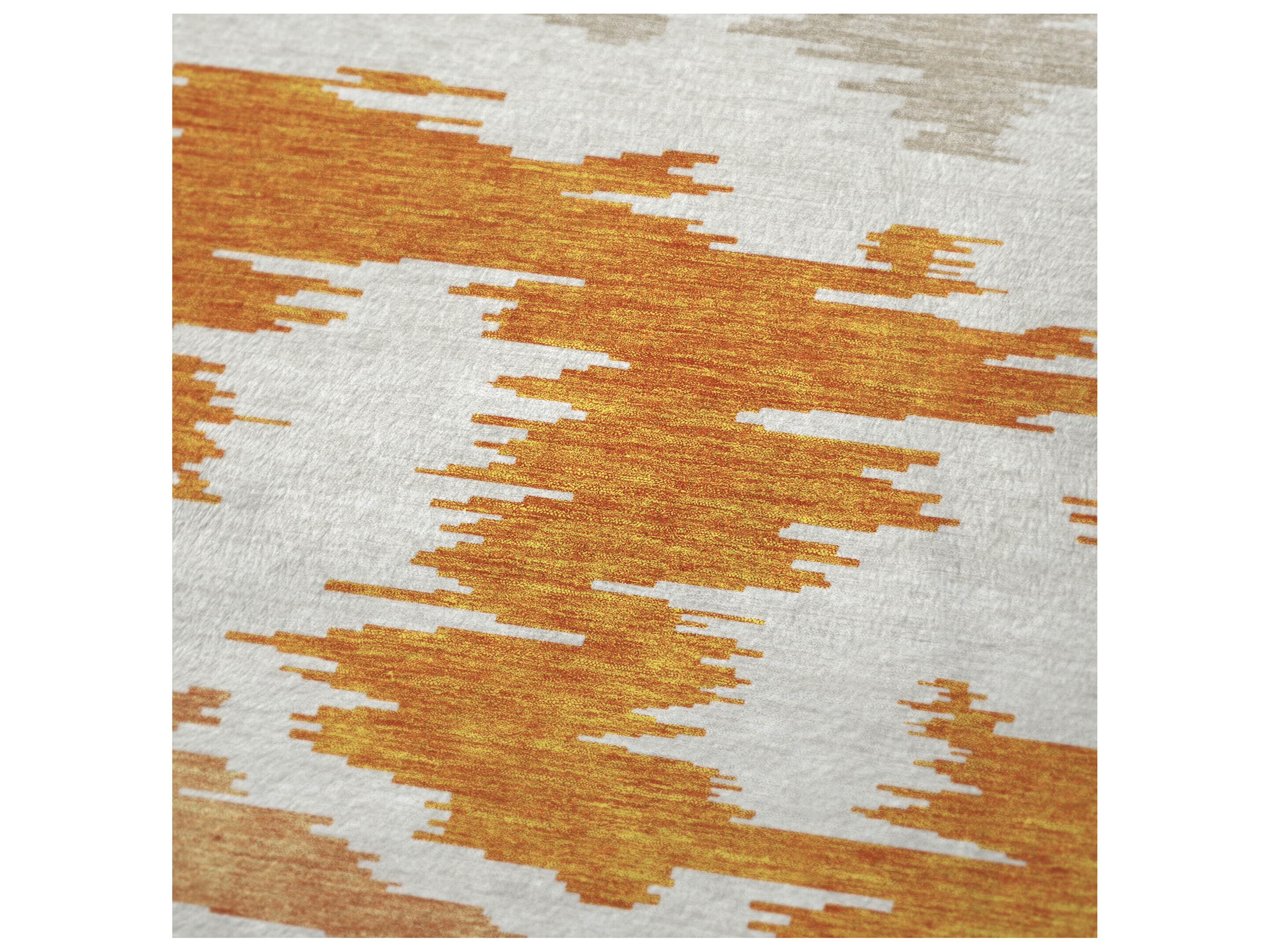 Dalyn Sherpa Orange Polyester Throw