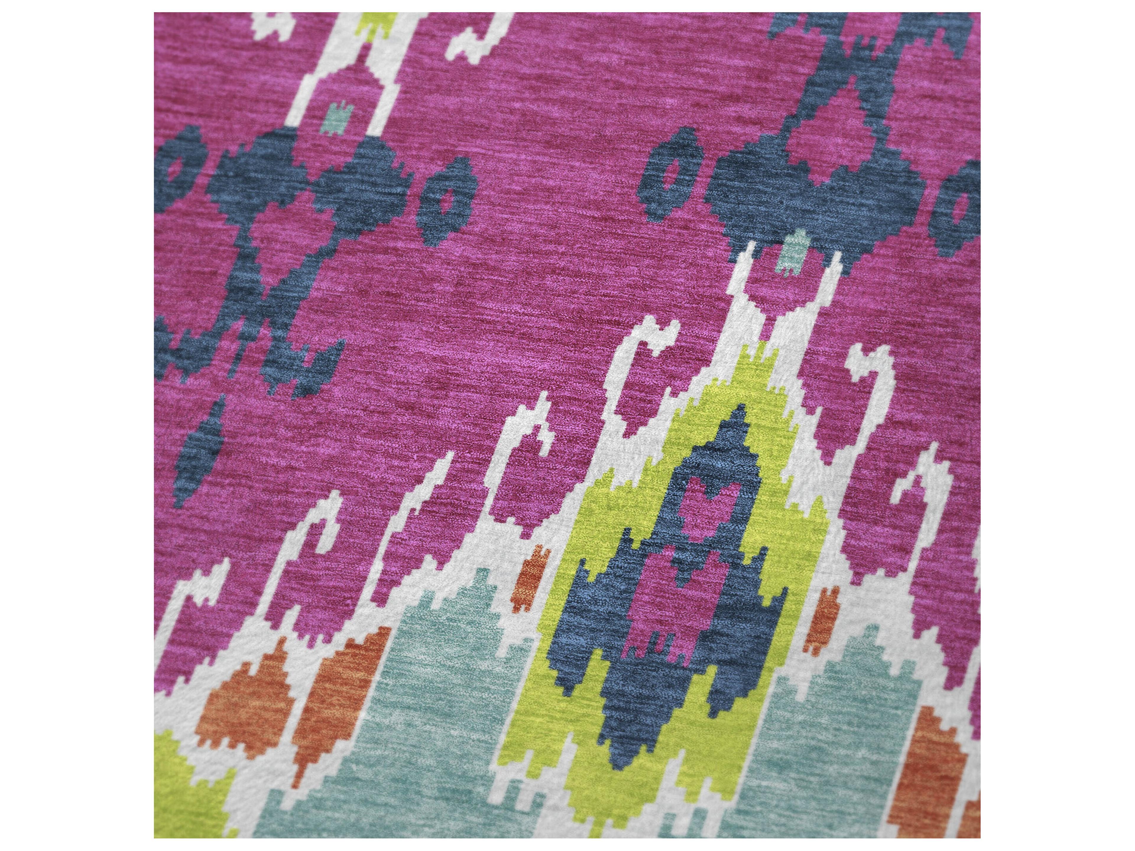 Dalyn Sherpa Pink Polyester Throw