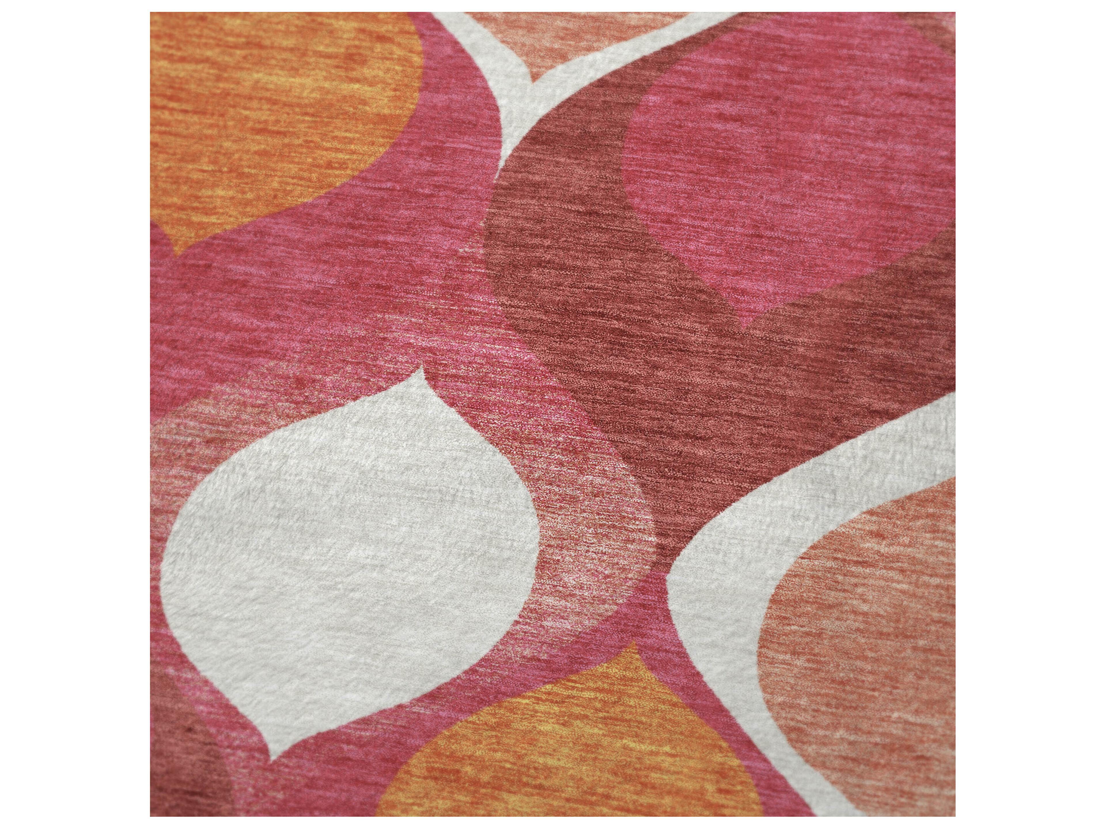 Dalyn Sherpa Pink Polyester Throw