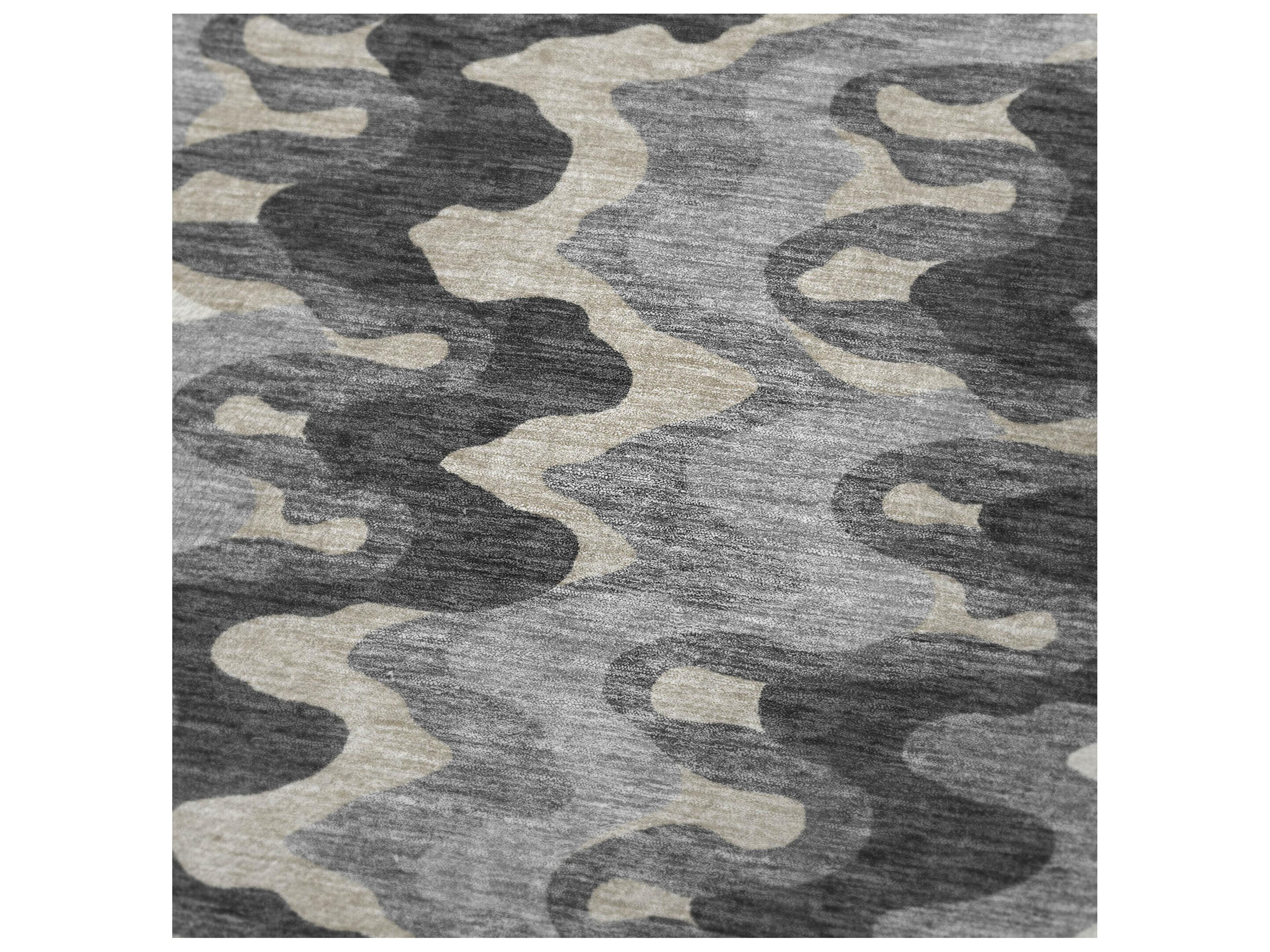 Dalyn Sherpa Gray Polyester Throw
