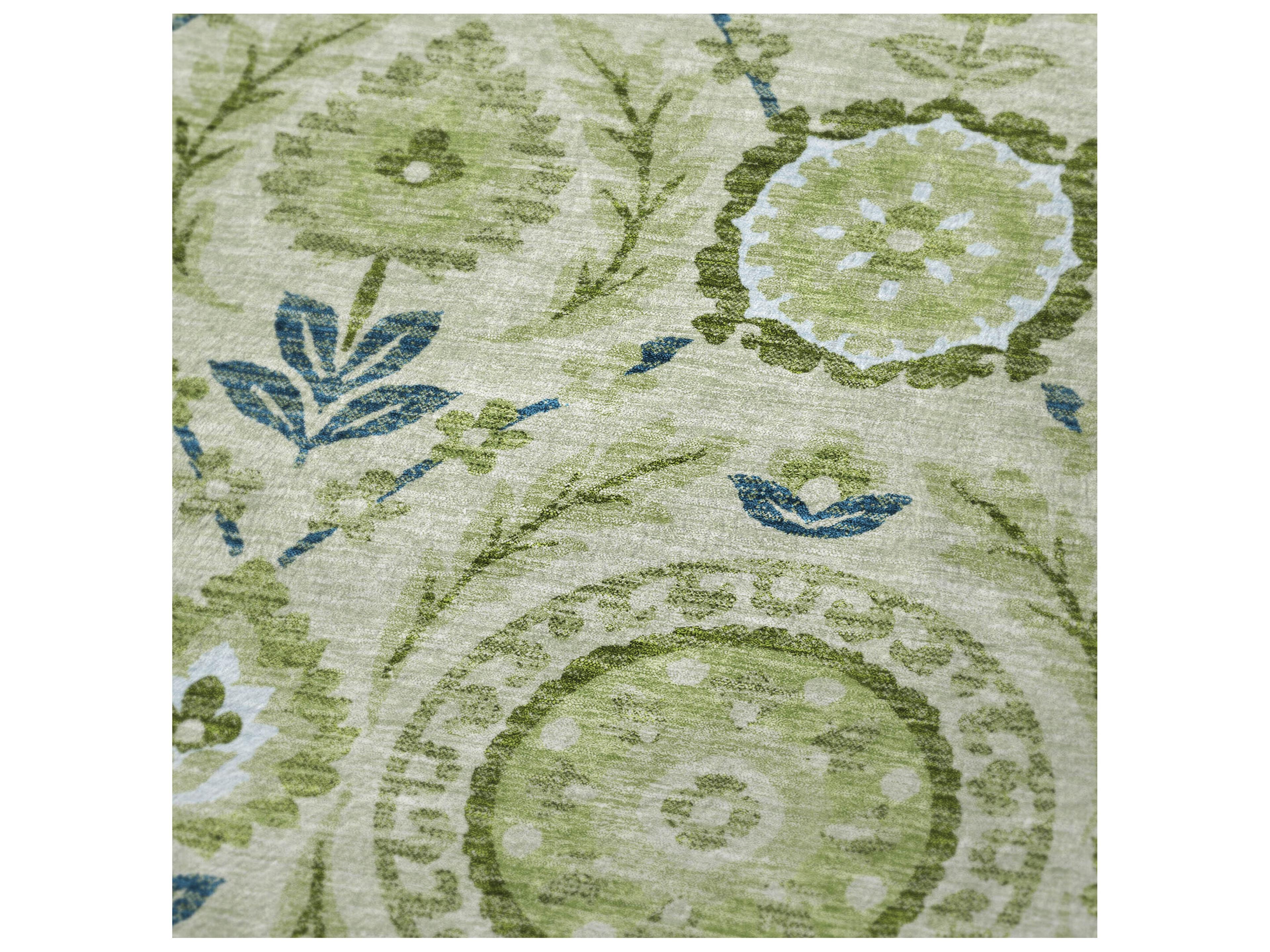 Dalyn Sherpa Green Polyester Throw