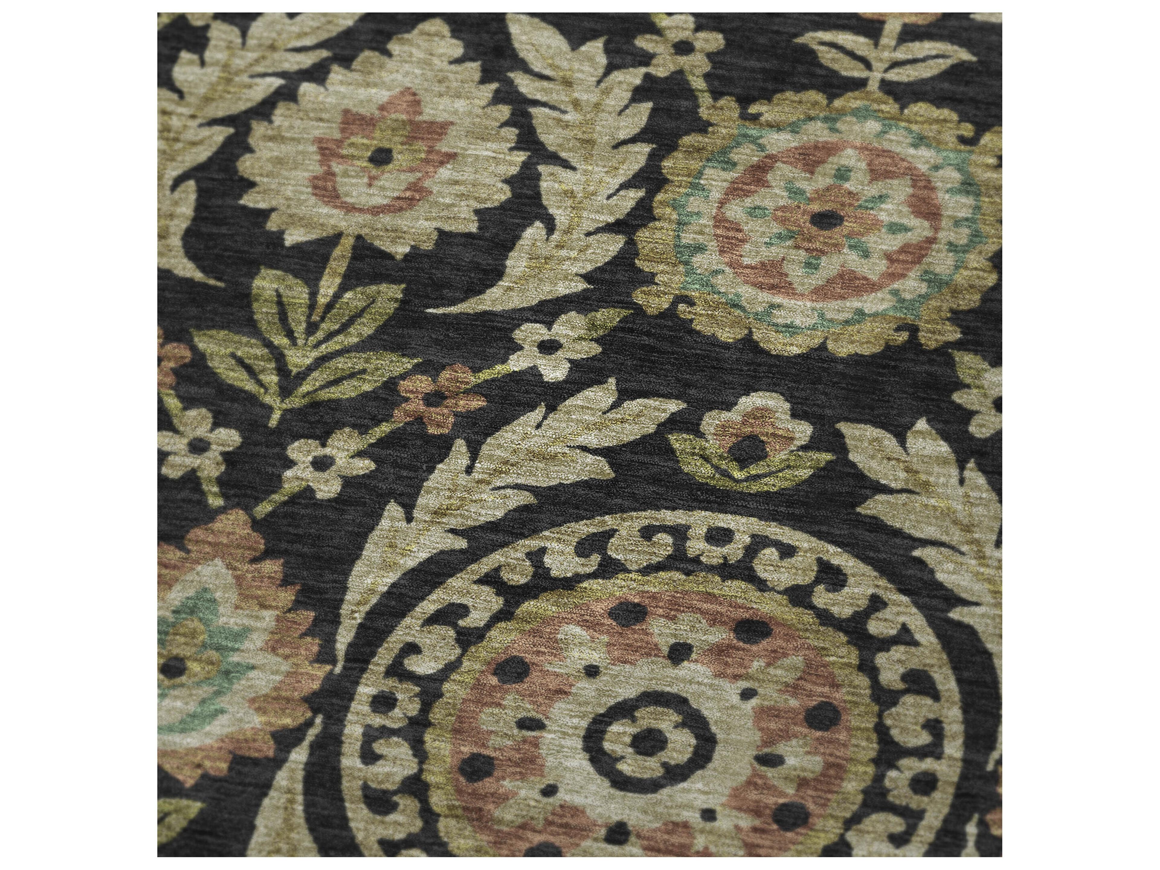 Dalyn Sherpa Black Polyester Throw