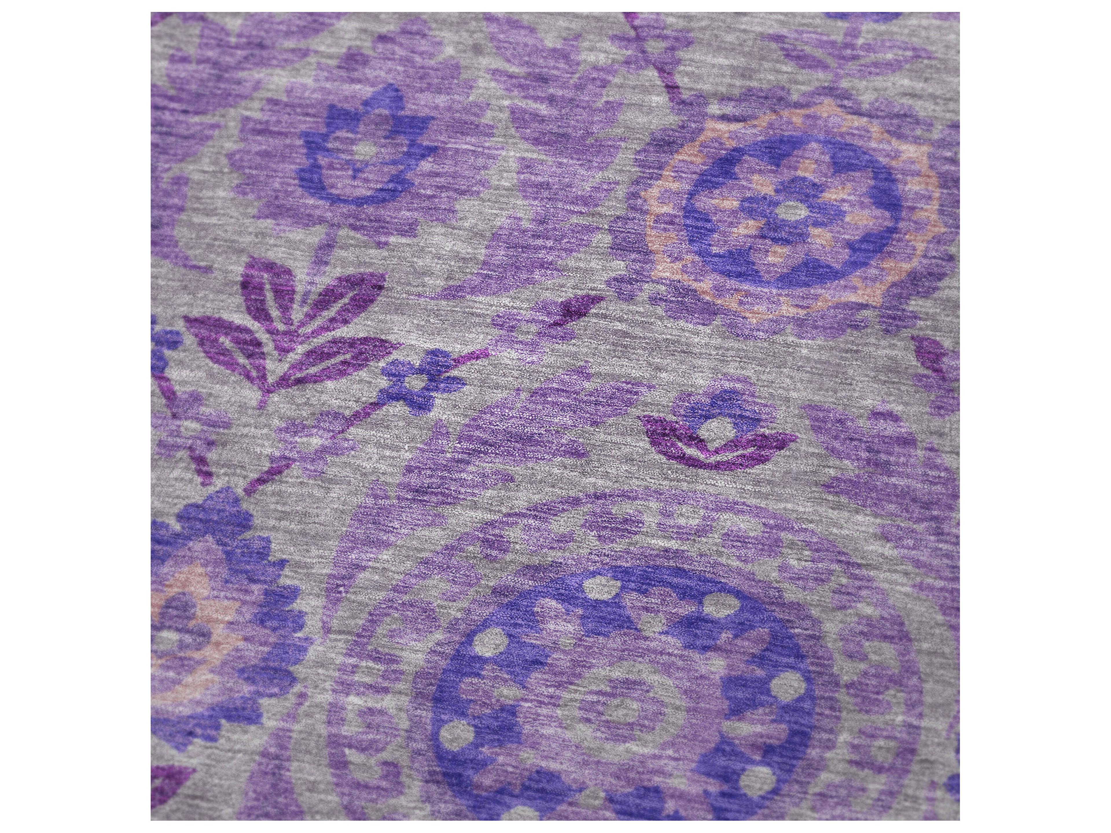 Dalyn Sherpa Purple Polyester Throw