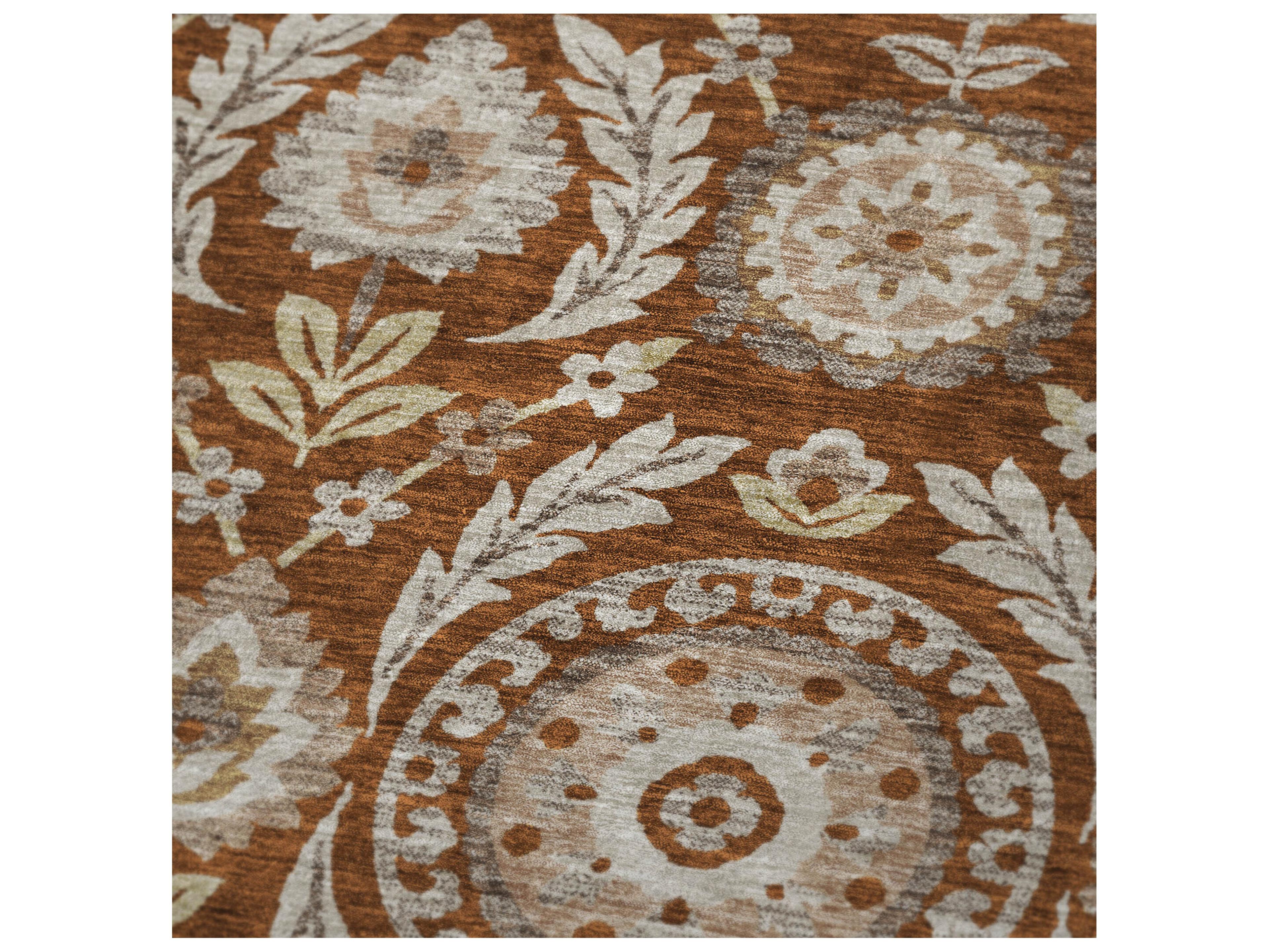 Dalyn Sherpa Orange Polyester Throw