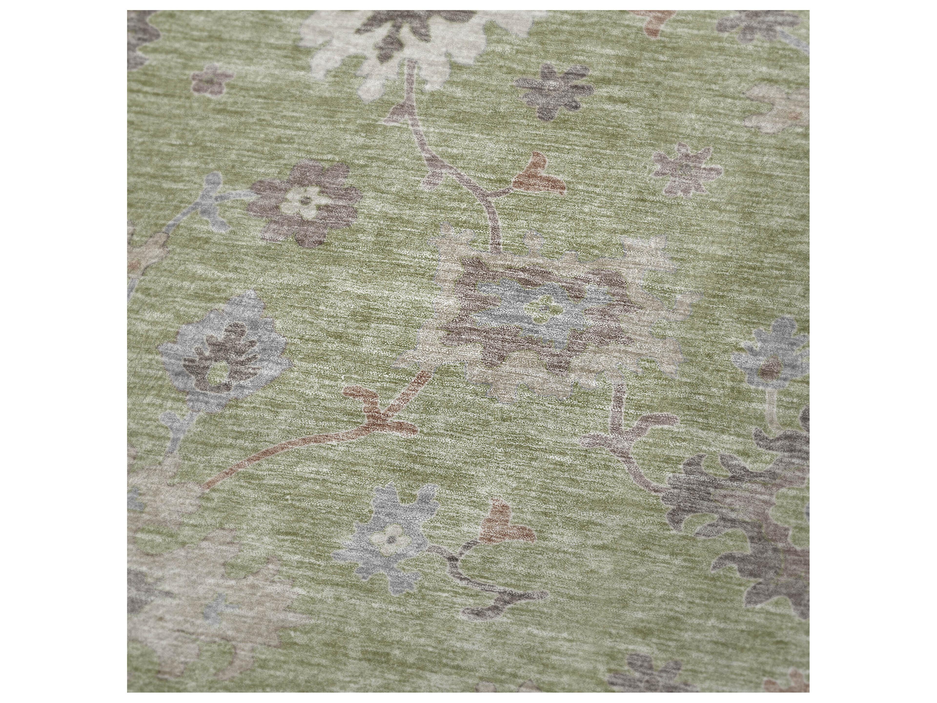 Dalyn Sherpa Green Polyester Throw