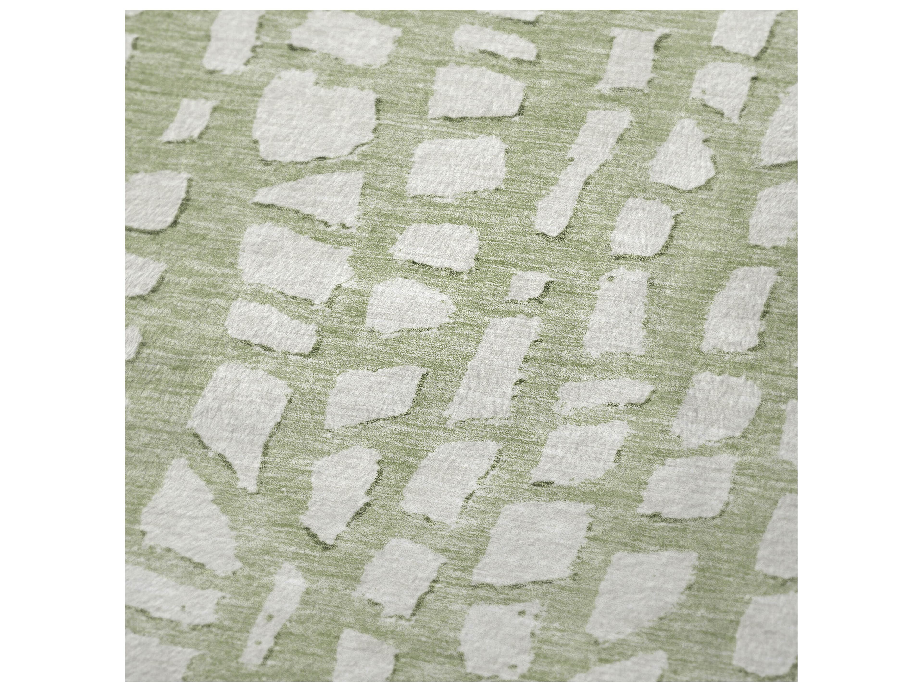 Dalyn Sherpa Green Polyester Throw