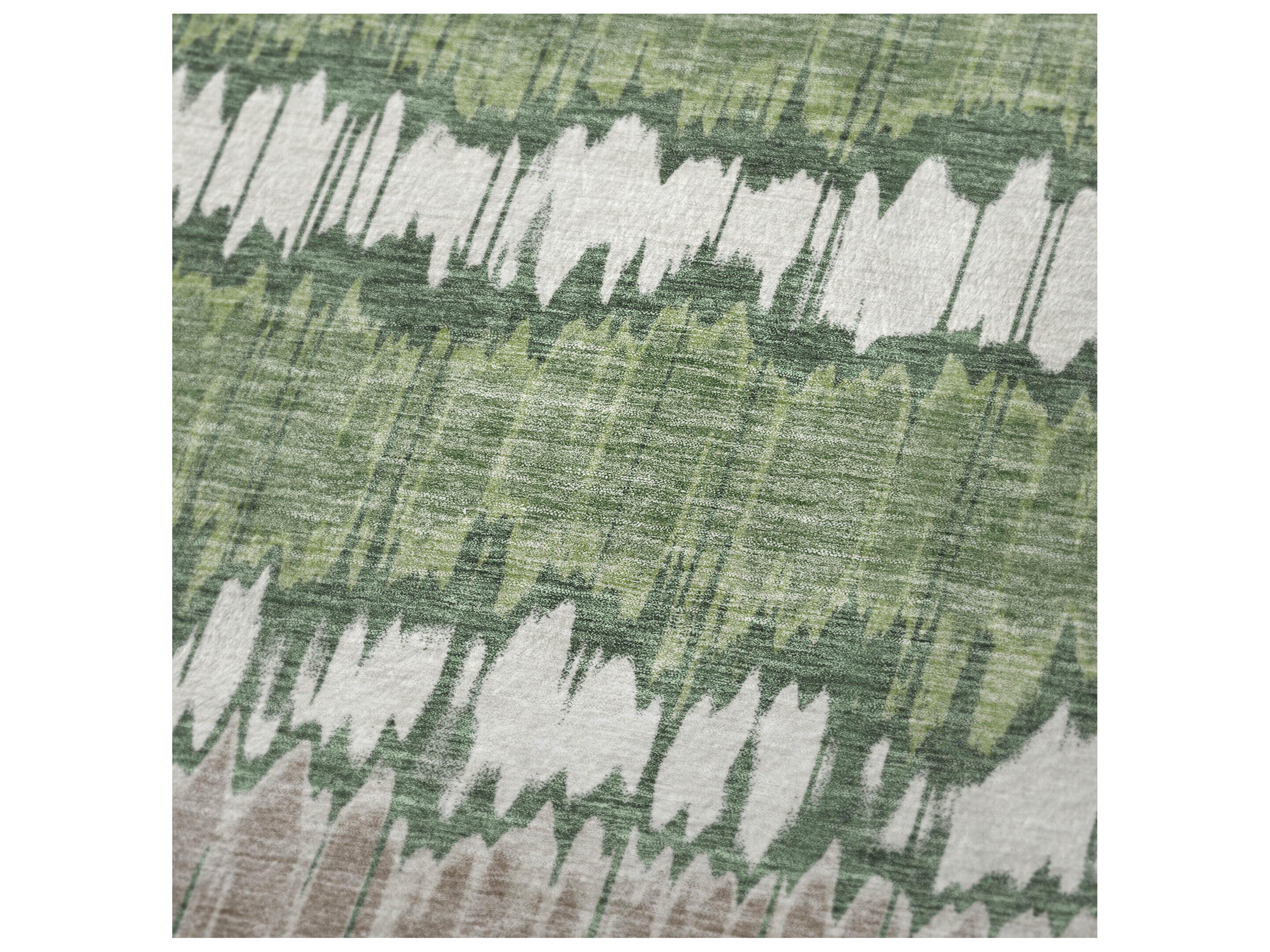 Dalyn Sherpa Green Polyester Throw