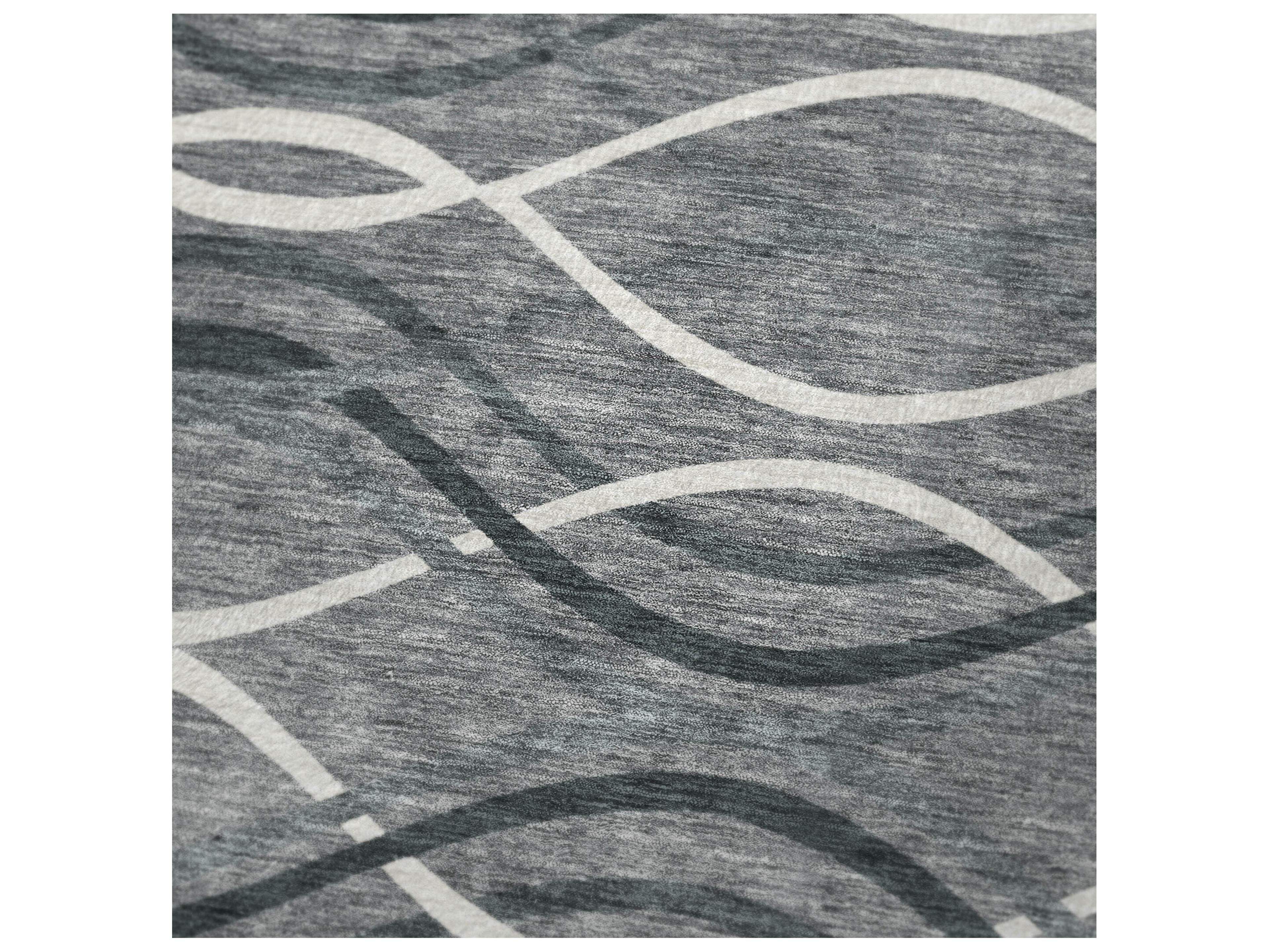 Dalyn Sherpa Gray Polyester Throw