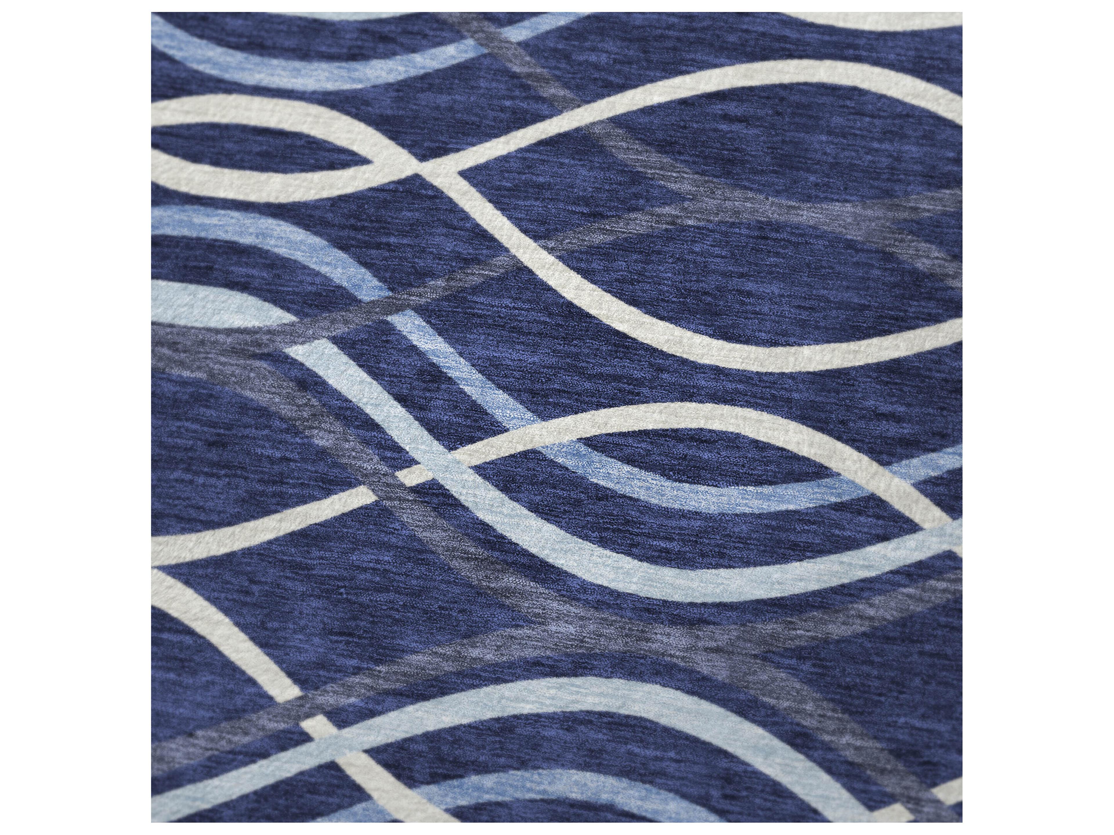 Dalyn Sherpa Blue Polyester Throw