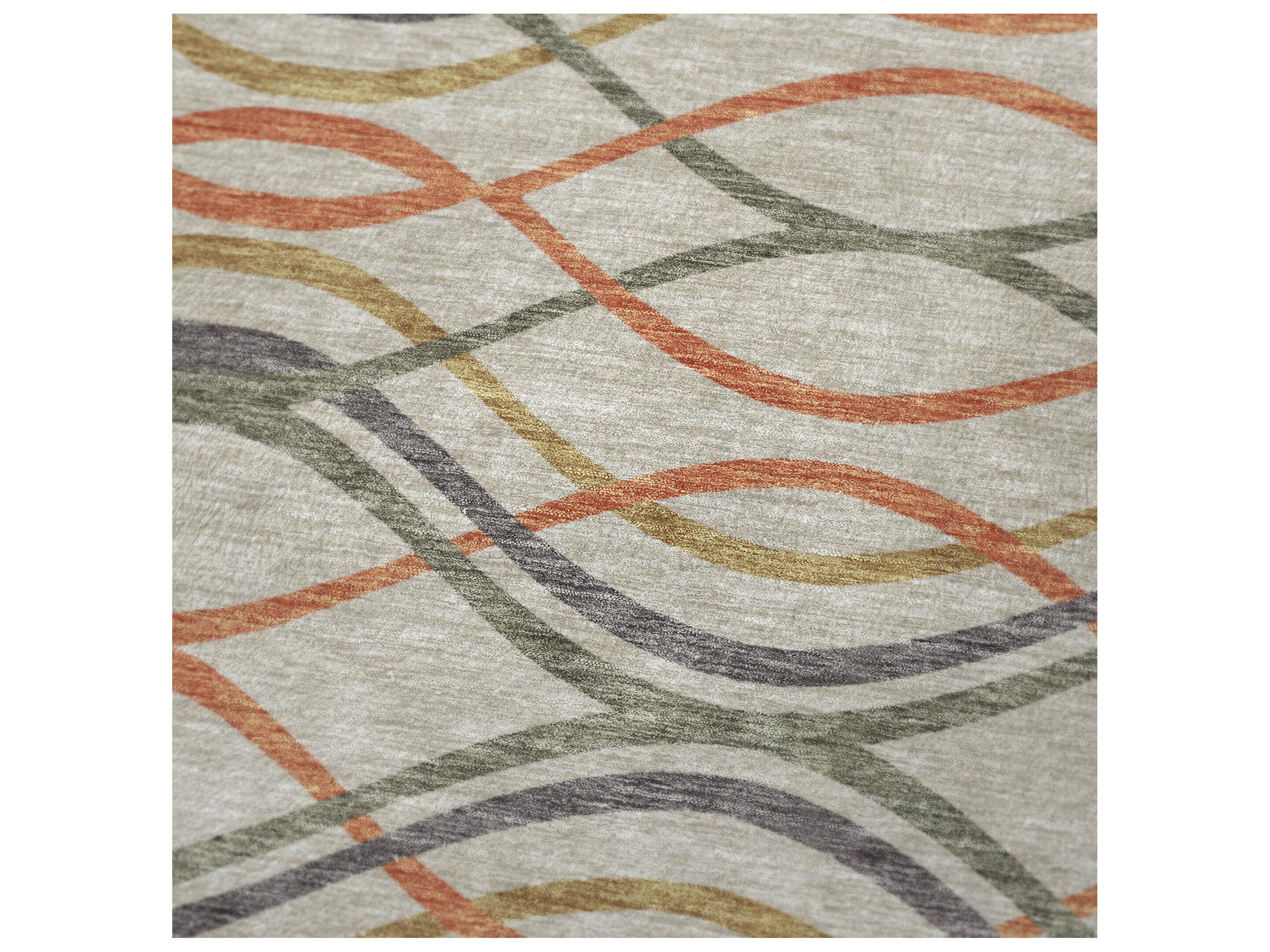 Dalyn Sherpa Orange Polyester Throw