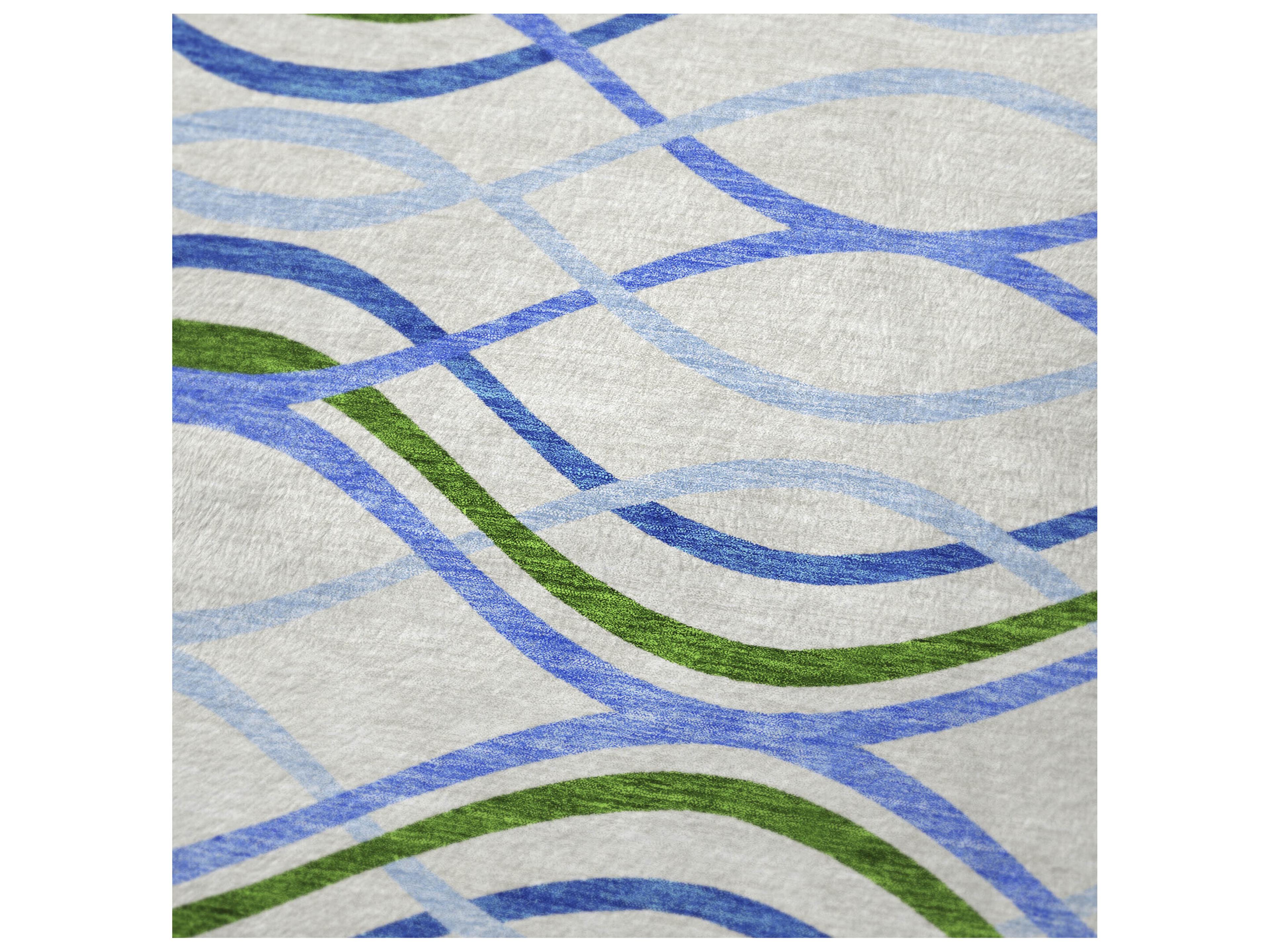 Dalyn Sherpa Blue Polyester Throw