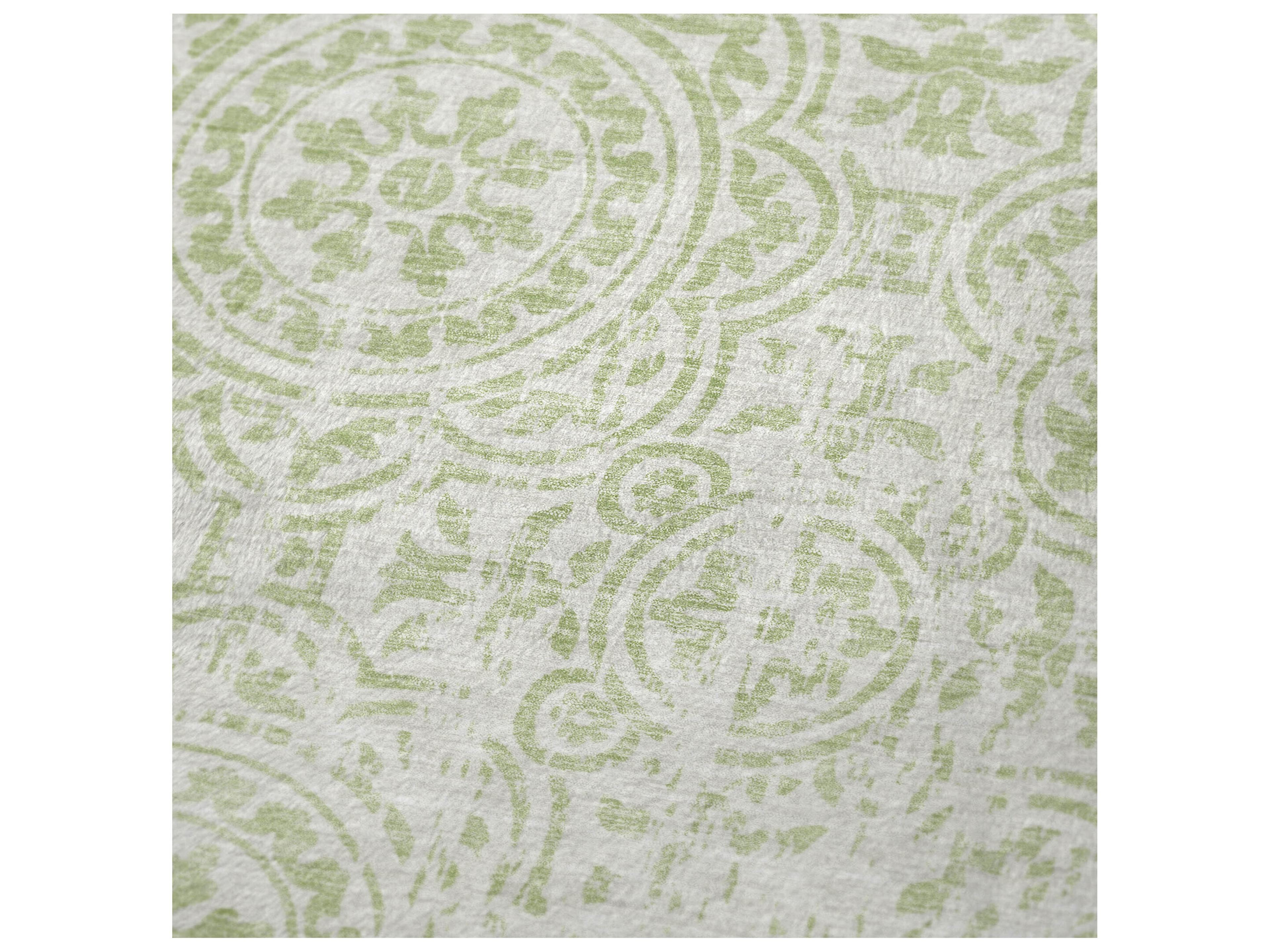 Dalyn Sherpa Green Polyester Throw