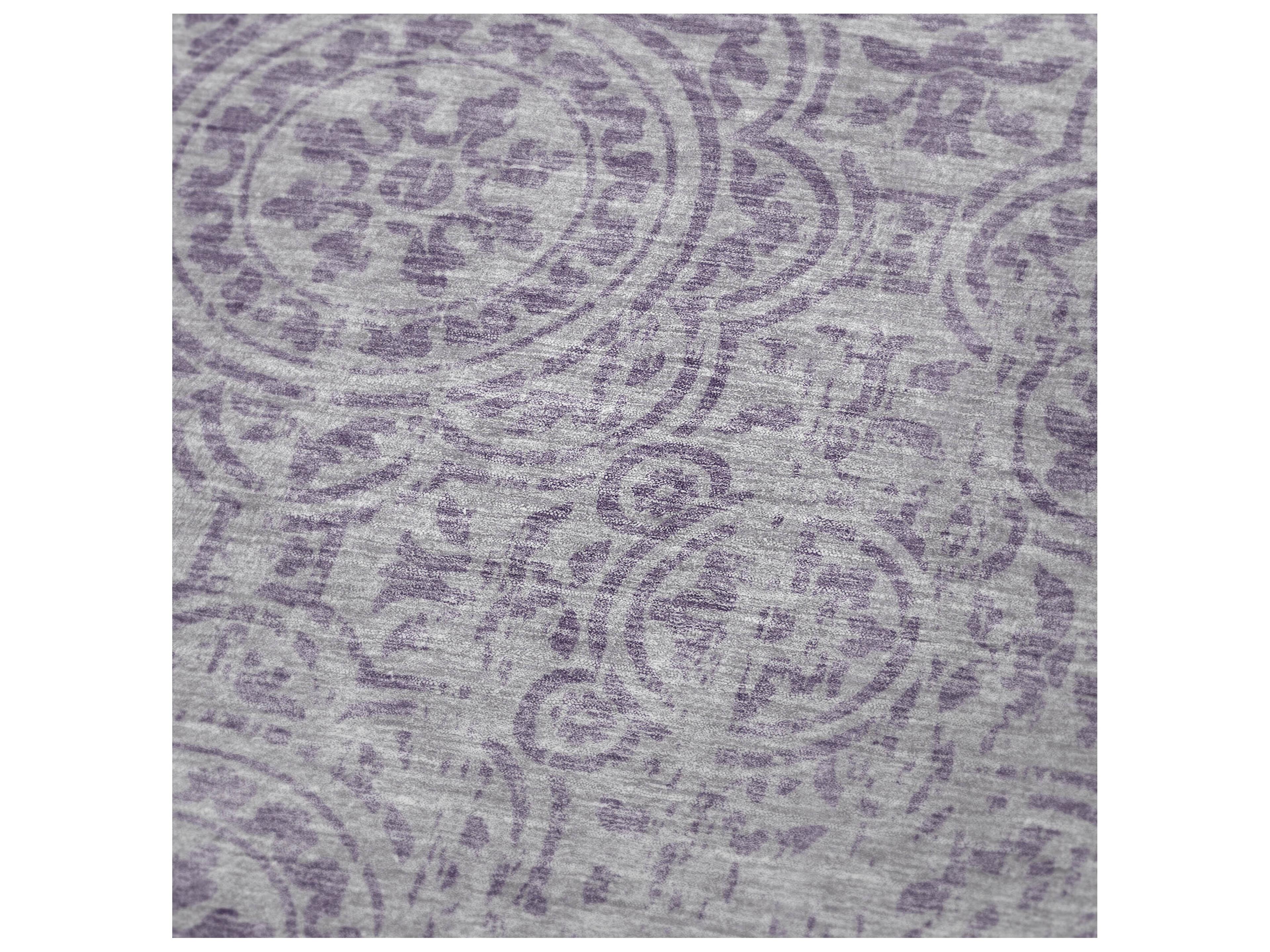 Dalyn Sherpa Purple Polyester Throw