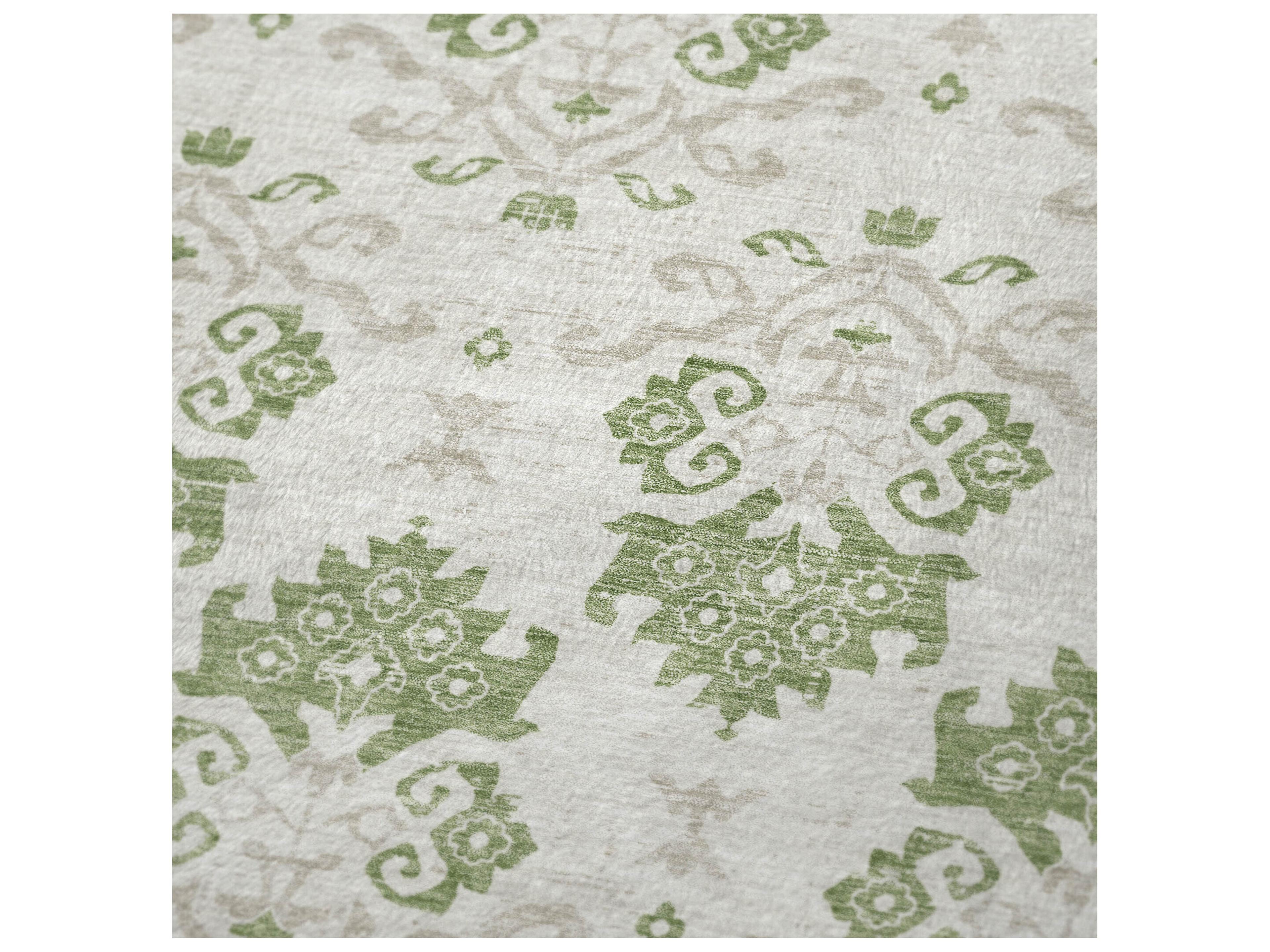 Dalyn Sherpa Green Polyester Throw