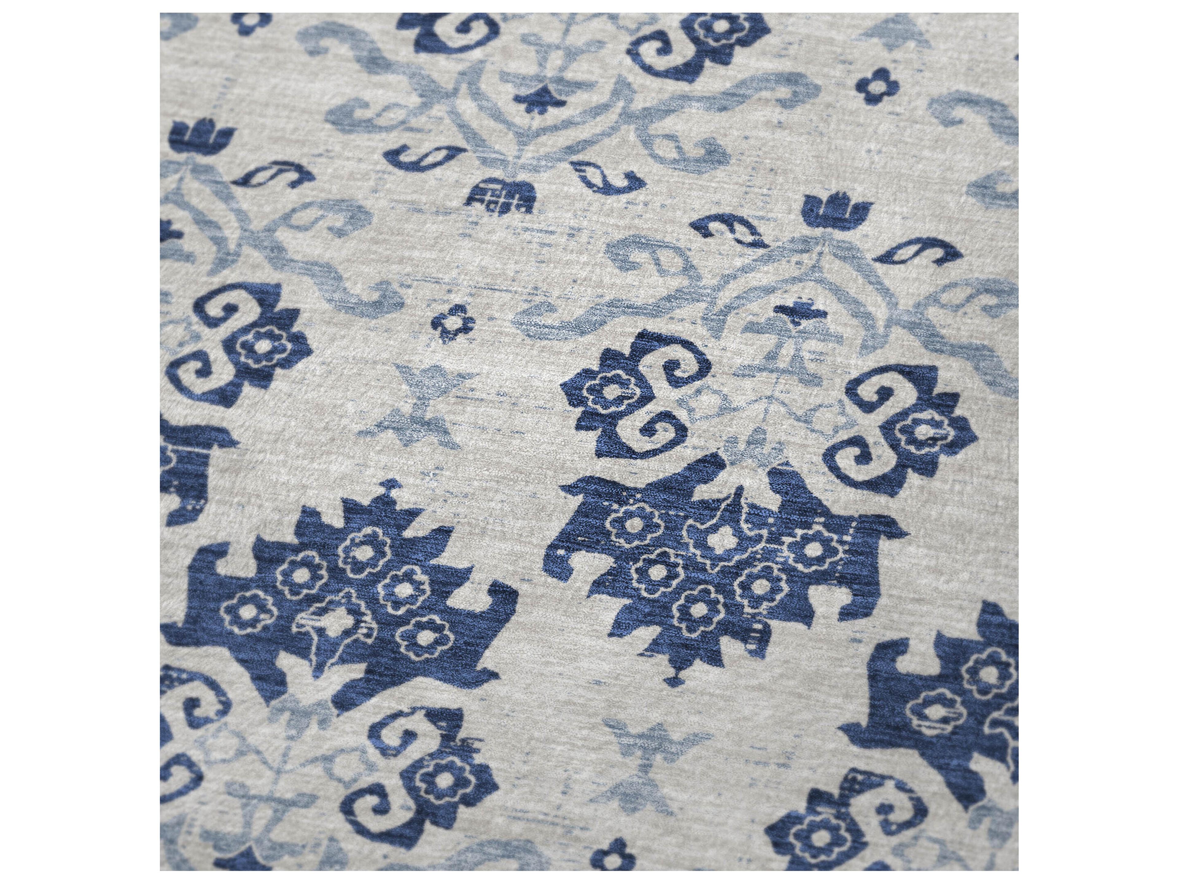 Dalyn Sherpa Blue Polyester Throw