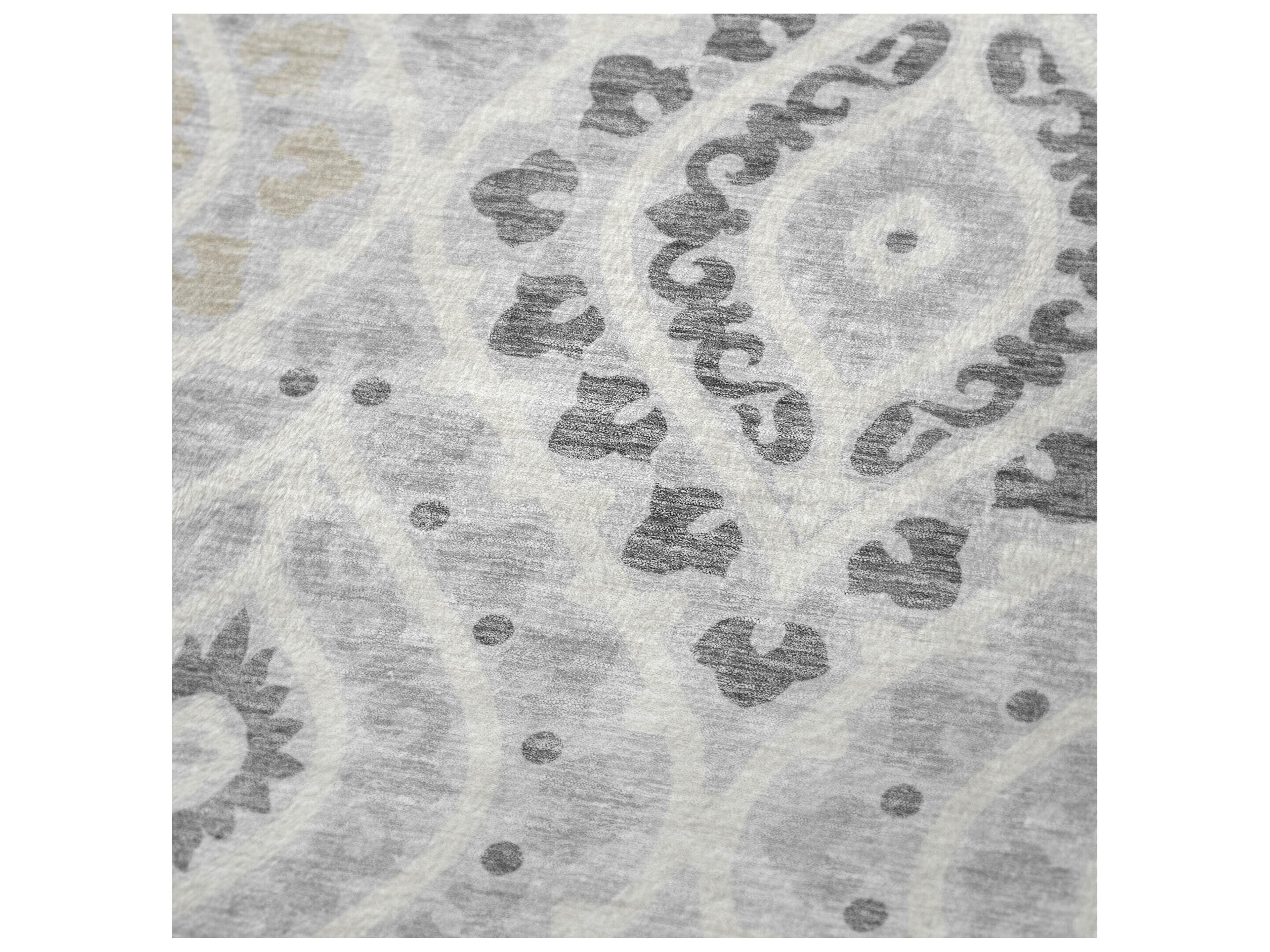 Dalyn Sherpa Gray Polyester Throw