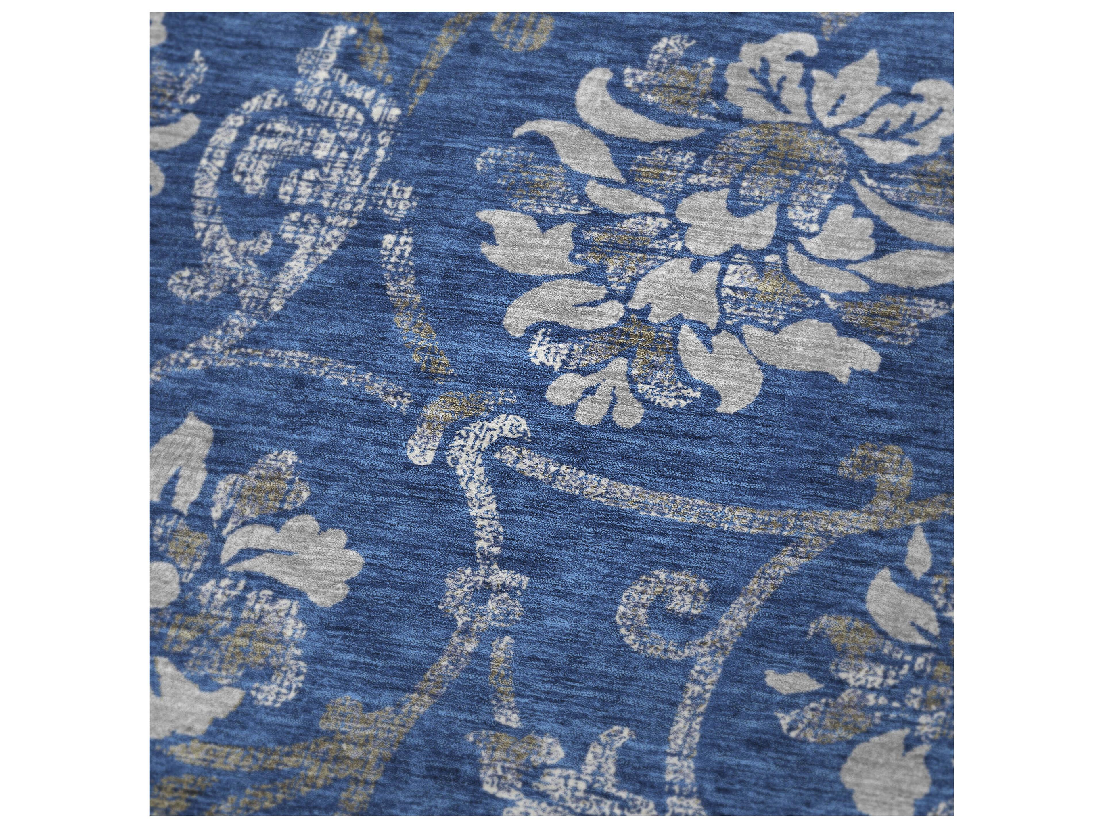 Dalyn Sherpa Blue Polyester Throw