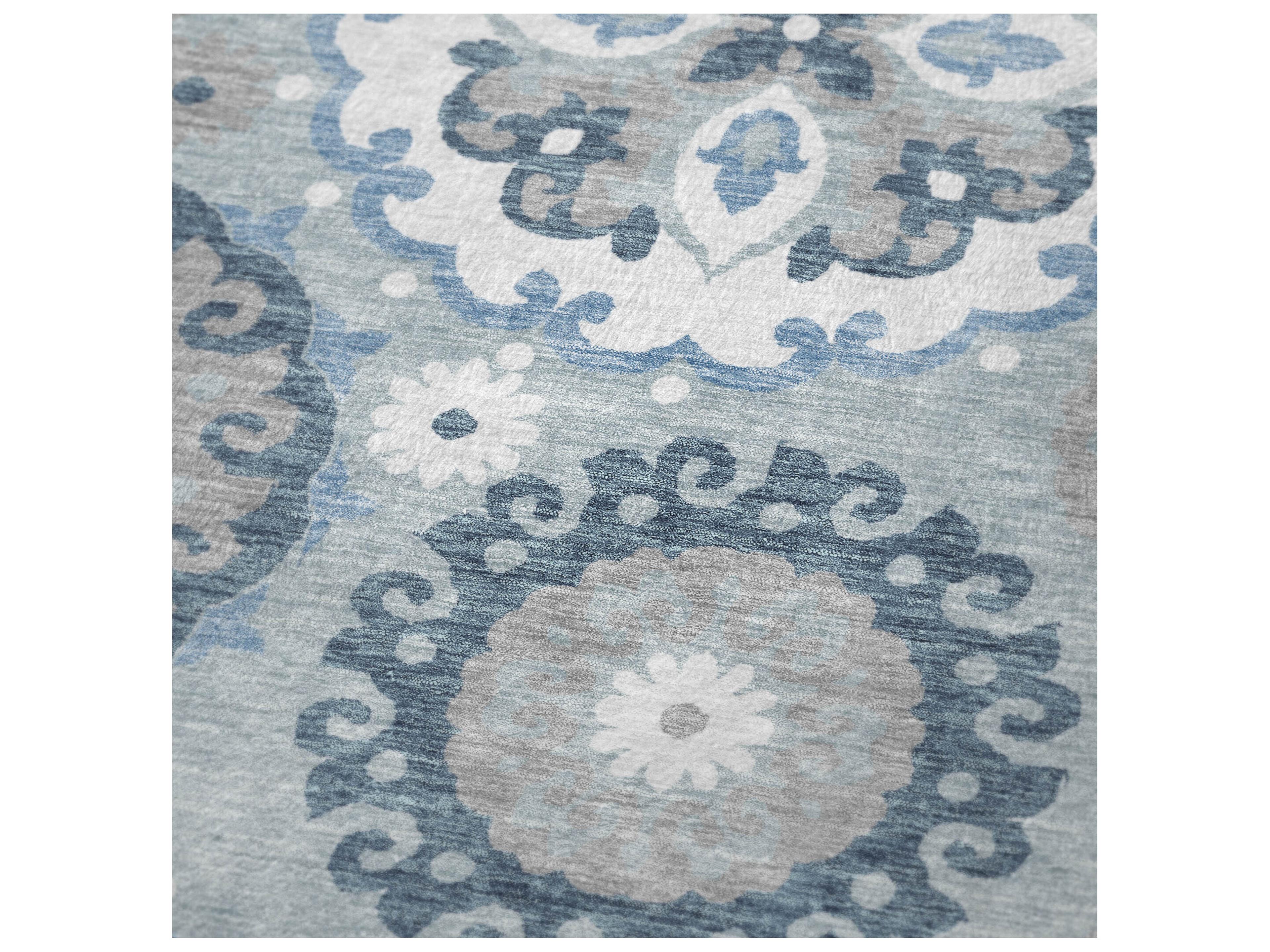 Dalyn Sherpa Blue Polyester Throw