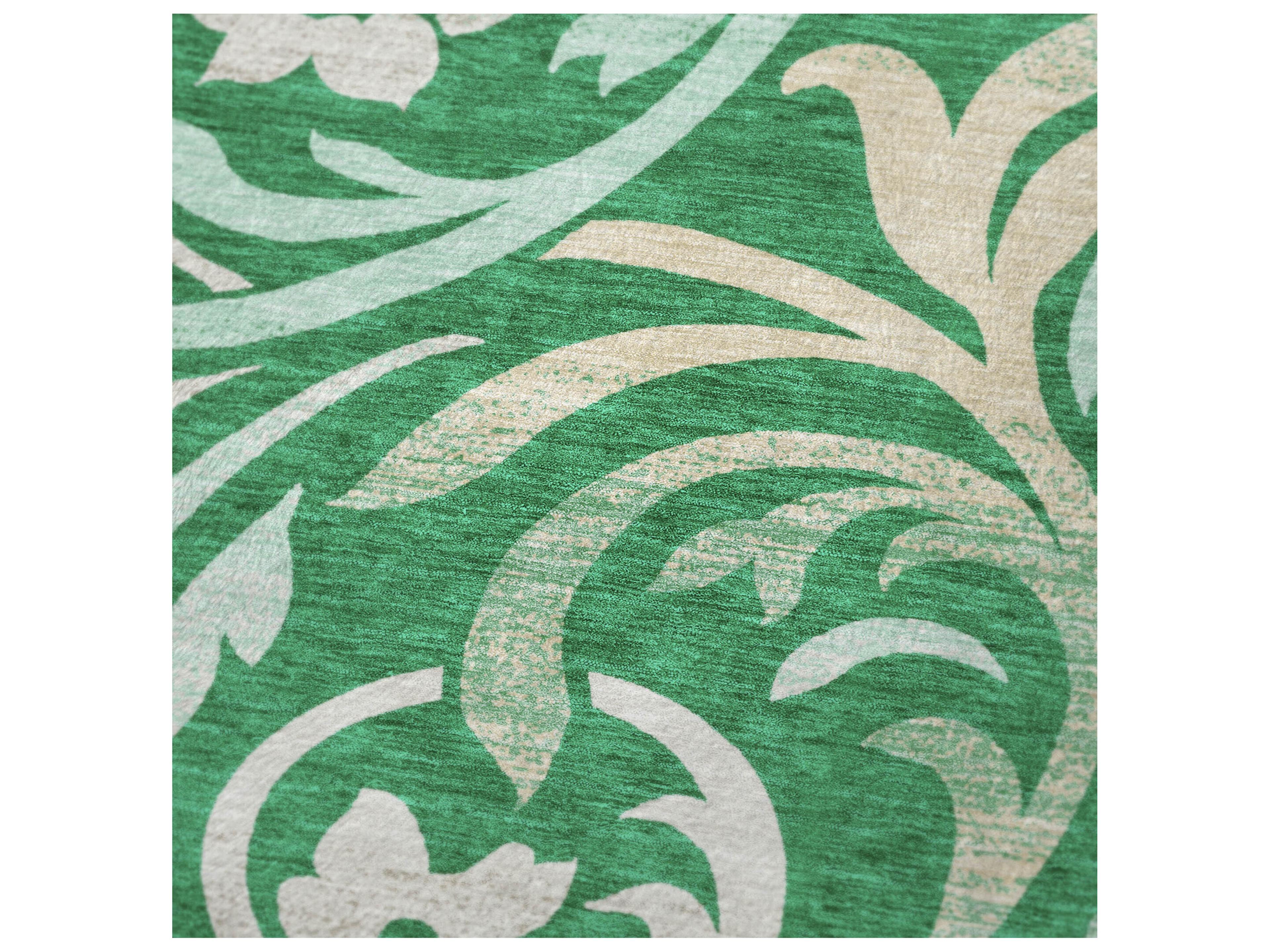 Dalyn Sherpa Green Polyester Throw