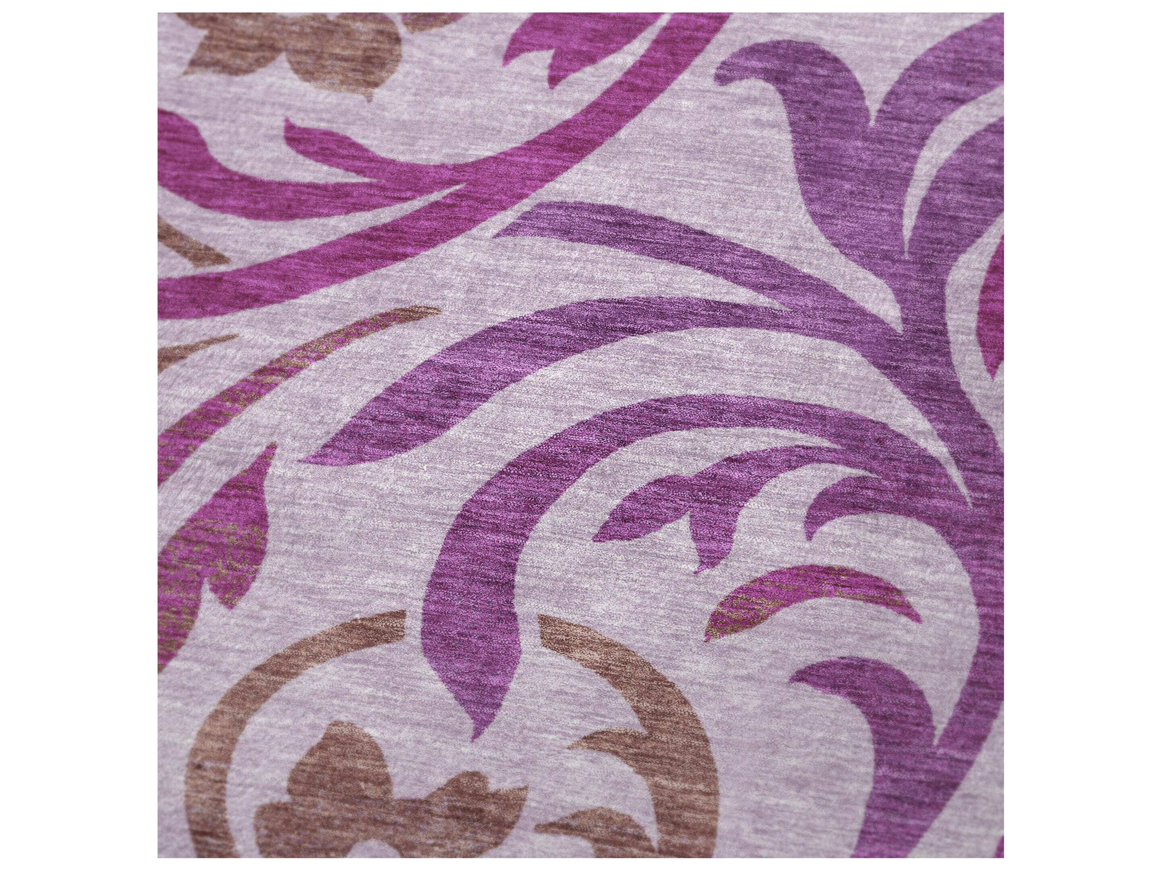 Dalyn Sherpa Purple Polyester Throw