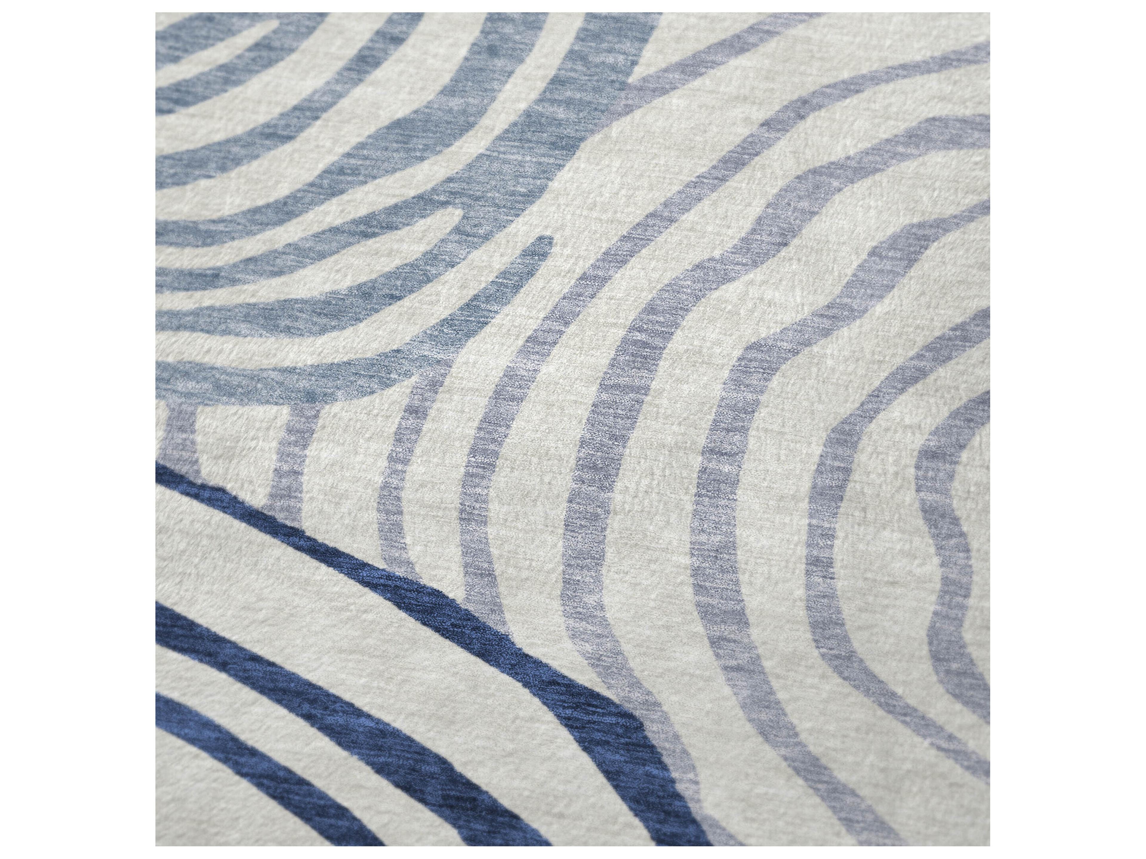 Dalyn Sherpa Blue Polyester Throw