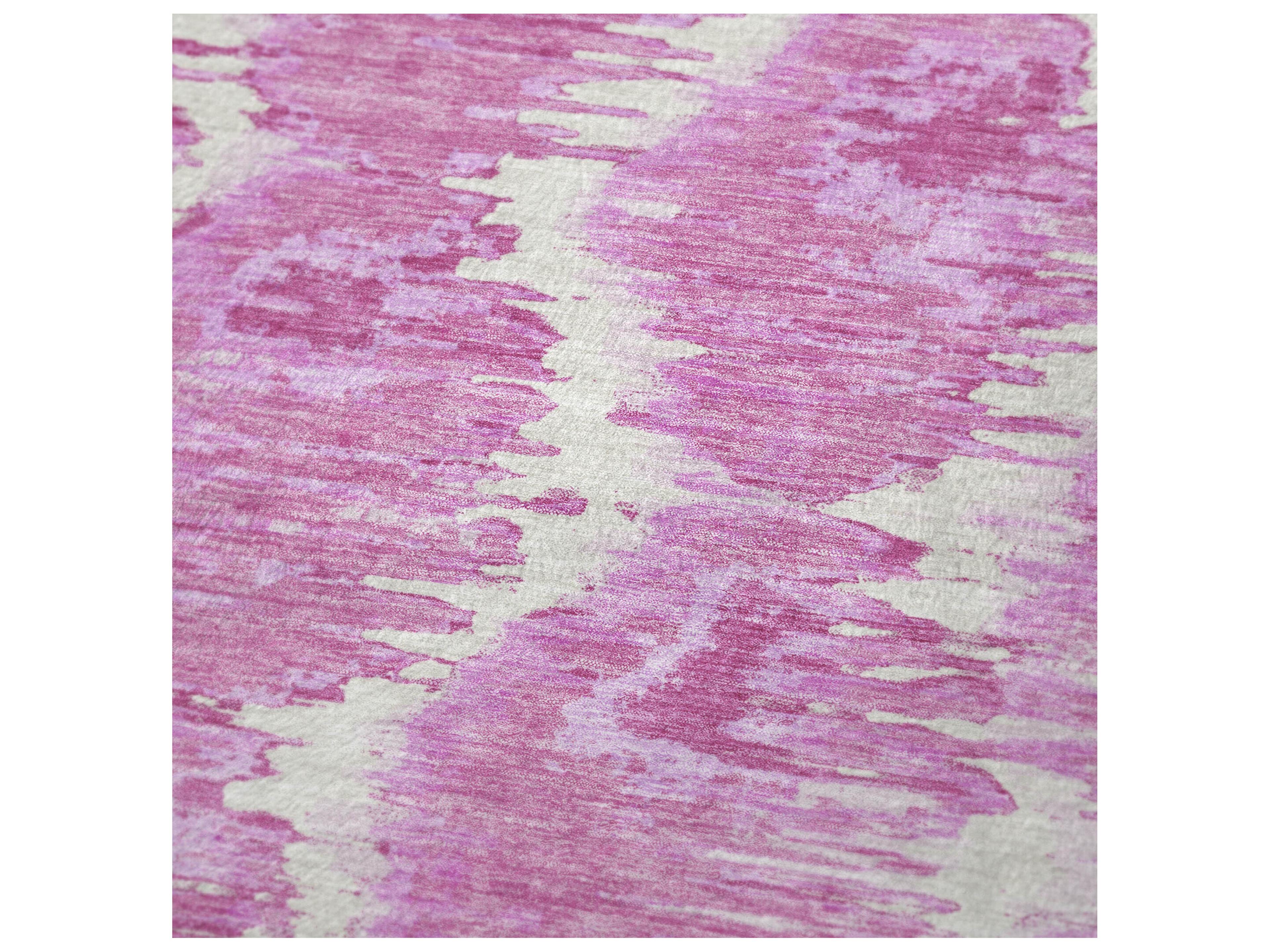 Dalyn Sherpa Pink Polyester Throw