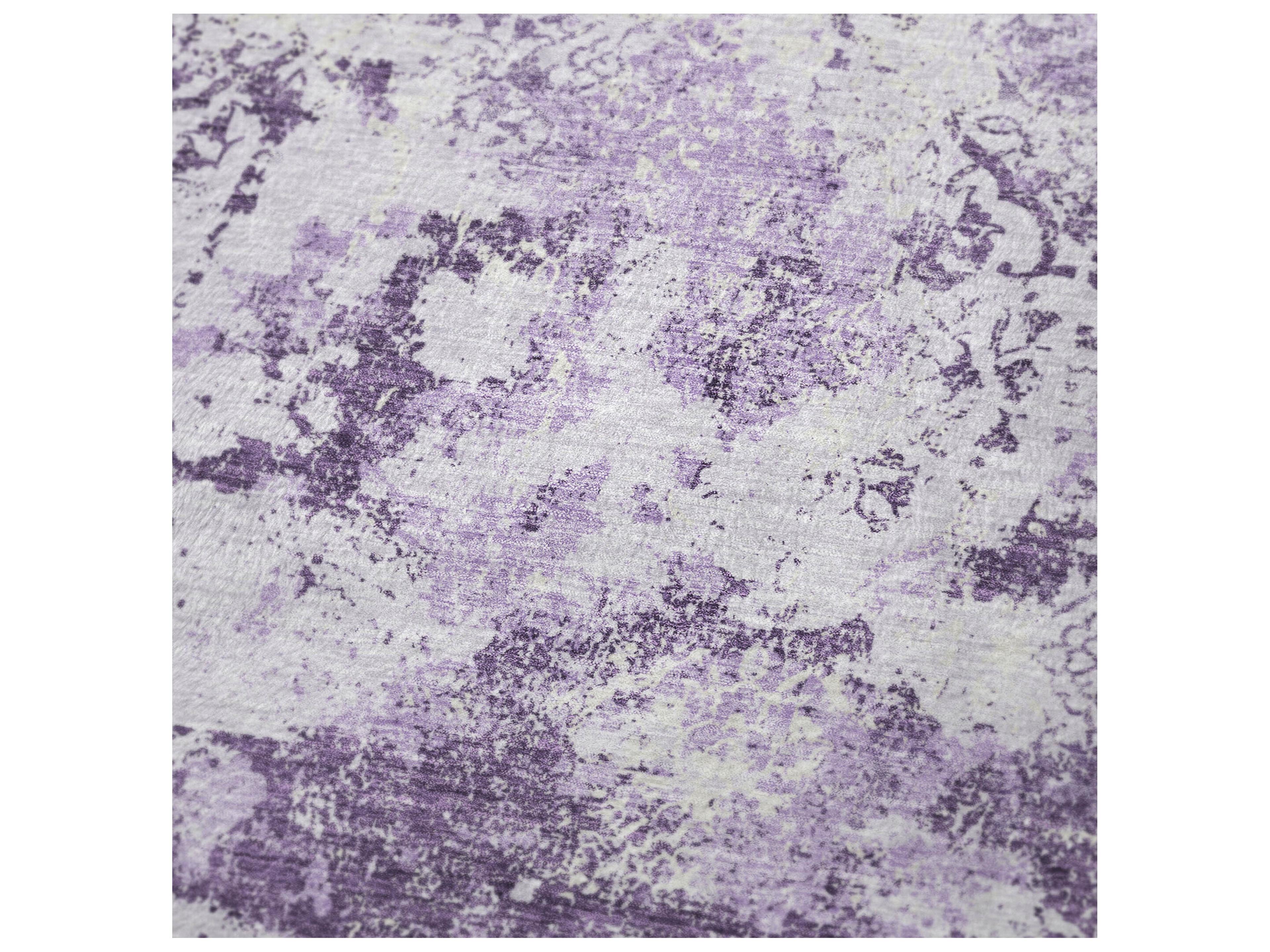 Dalyn Sherpa Purple Polyester Throw