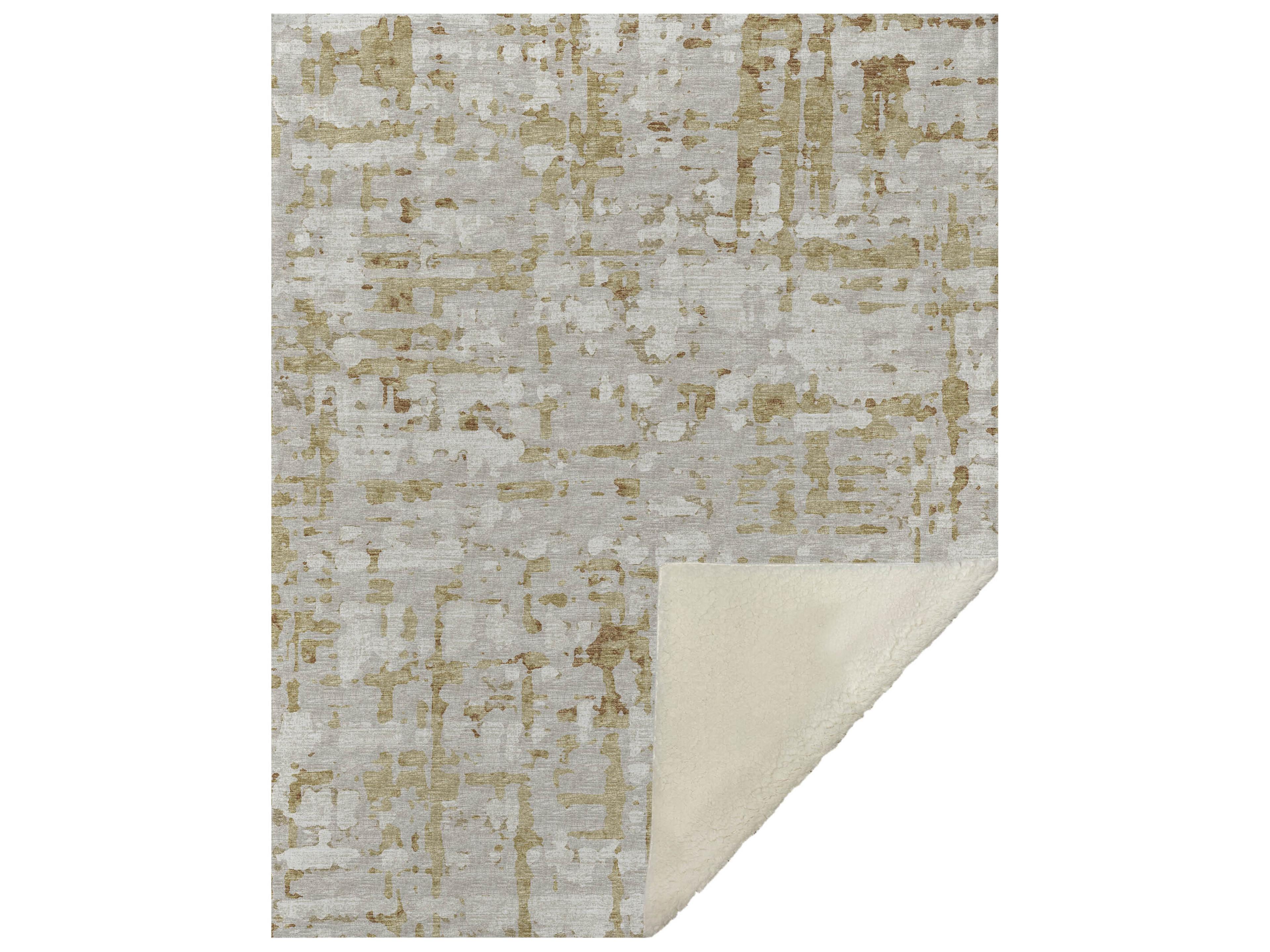 Sherpa Neutral Polyester Throw